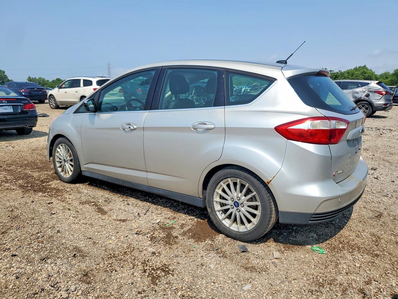 2013 Ford C-max Sel Silver vin: 1FADP5BUXDL536054