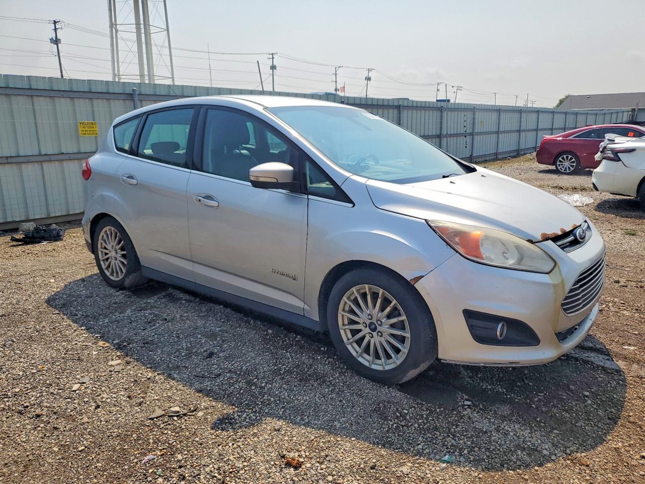 2013 Ford C-max Sel Silver vin: 1FADP5BUXDL536054