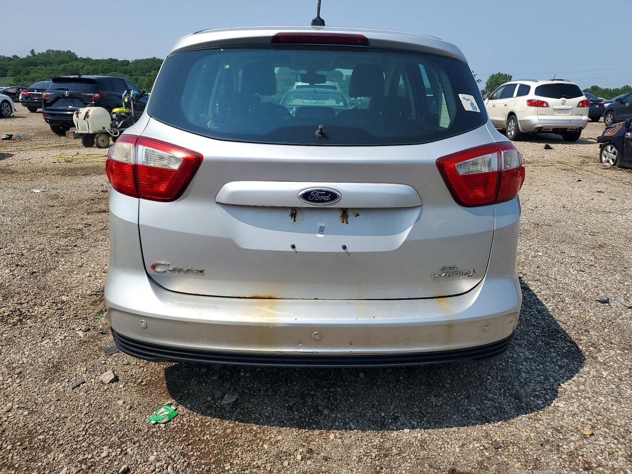 2013 Ford C-max Sel Silver vin: 1FADP5BUXDL536054