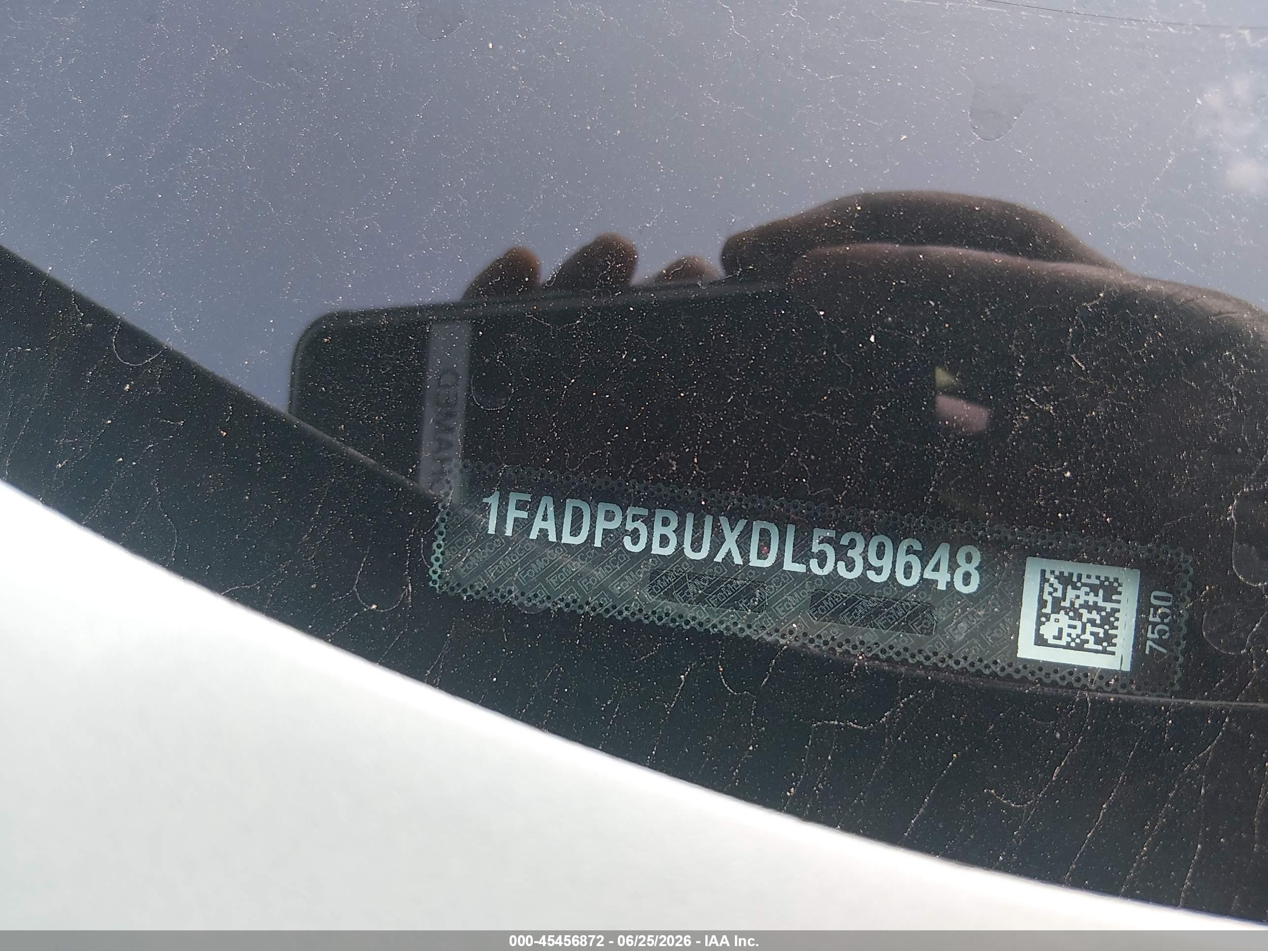 2013 Ford C-max Hybrid Sel Light Blue vin: 1FADP5BUXDL539648