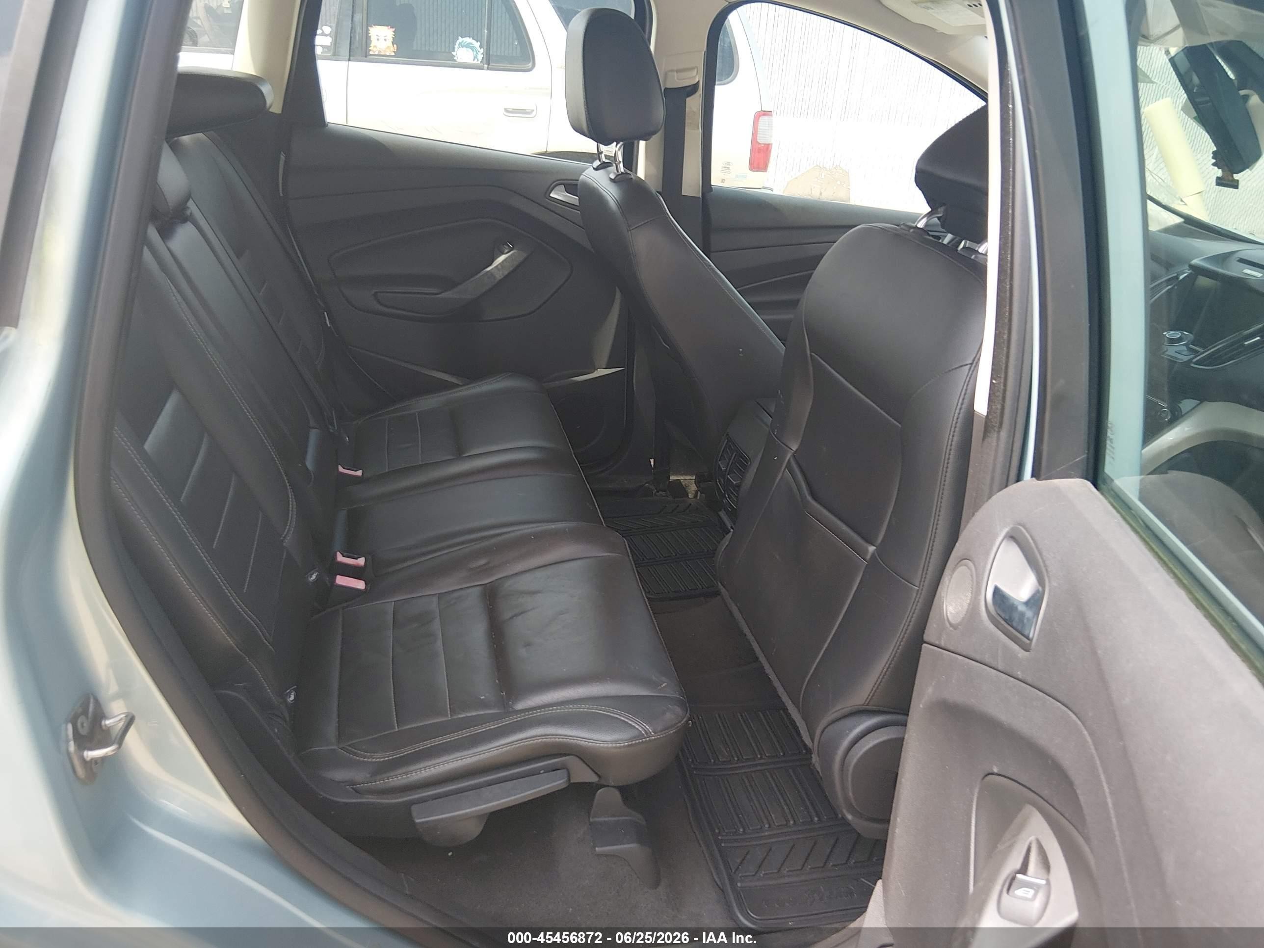 2013 Ford C-max Hybrid Sel Light Blue vin: 1FADP5BUXDL539648