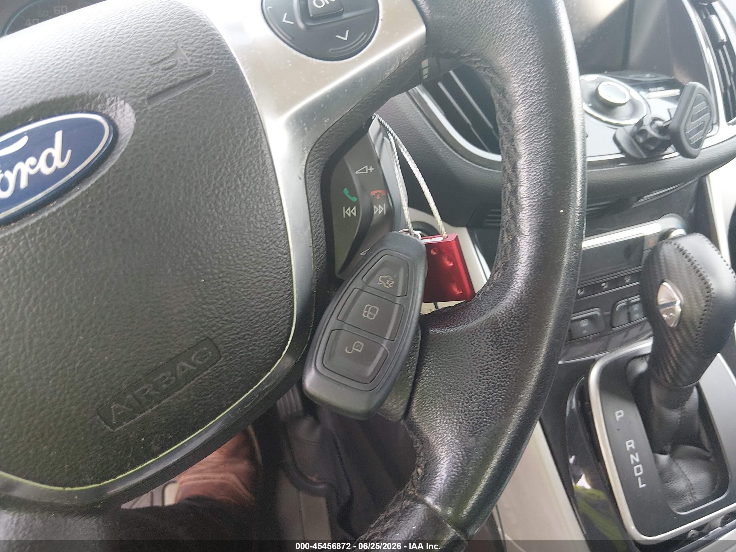 2013 Ford C-max Hybrid Sel Light Blue vin: 1FADP5BUXDL539648