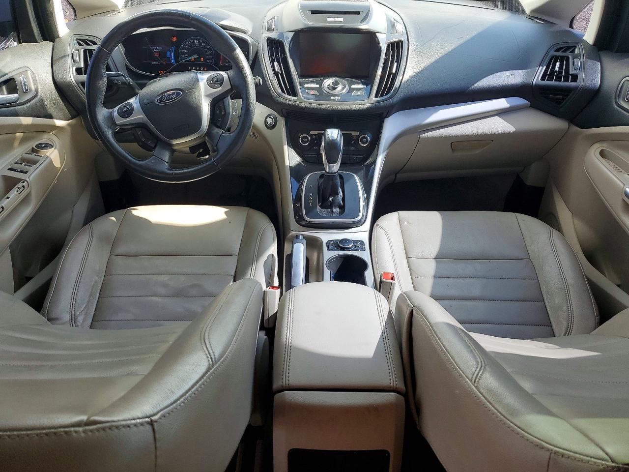 2014 Ford C-max Sel White vin: 1FADP5BUXEL501340