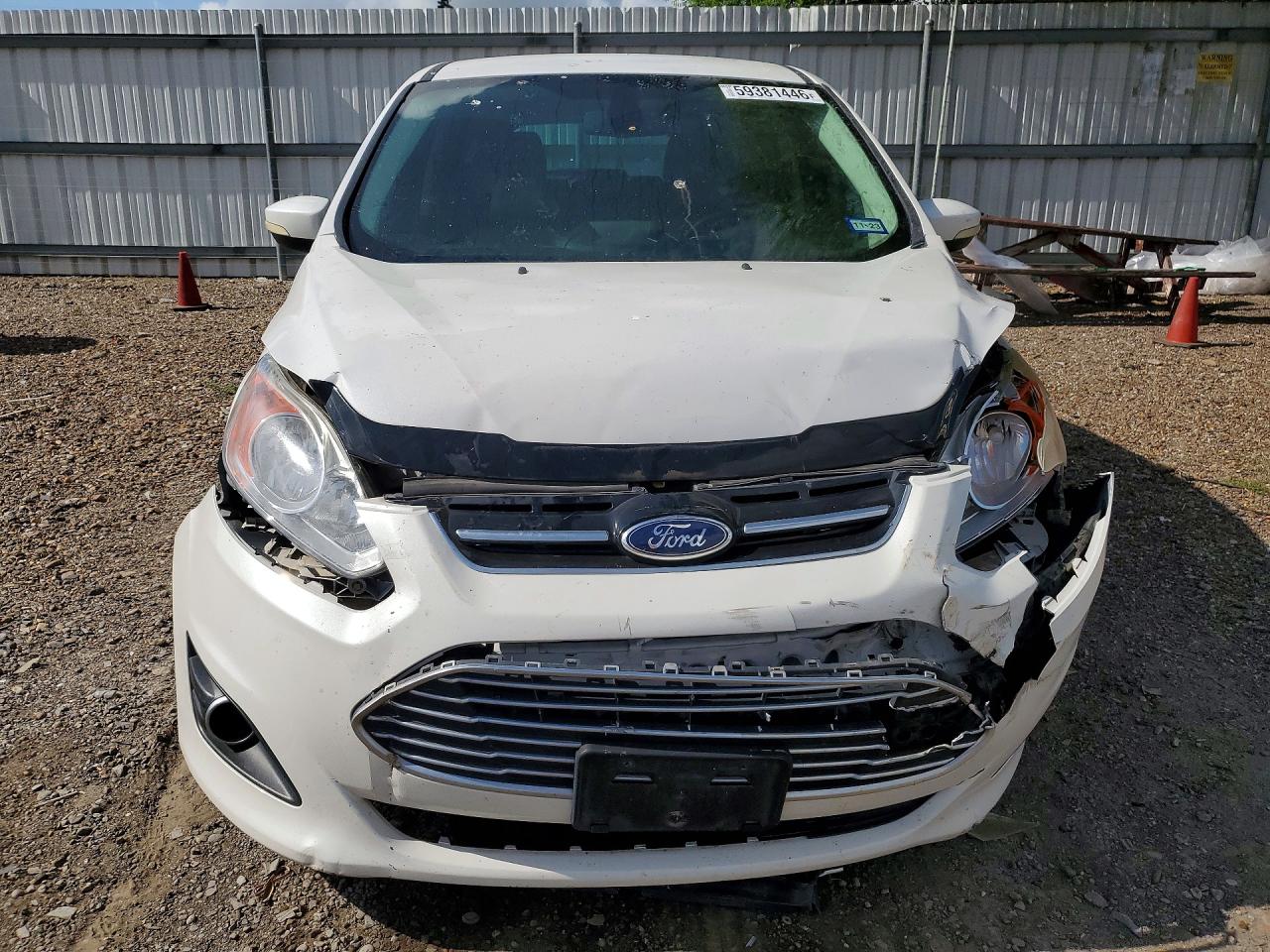 2014 Ford C-max Sel White vin: 1FADP5BUXEL501340