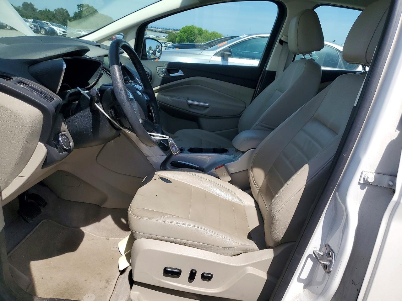 2014 Ford C-max Sel White vin: 1FADP5BUXEL502469