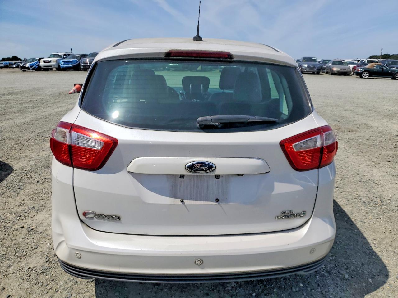 2014 Ford C-max Sel White vin: 1FADP5BUXEL502469