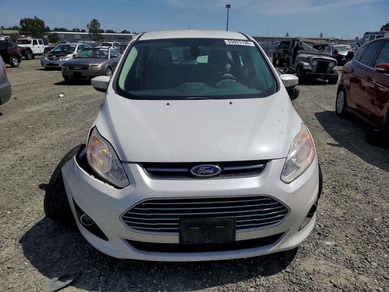 2014 Ford C-max Sel White vin: 1FADP5BUXEL502469