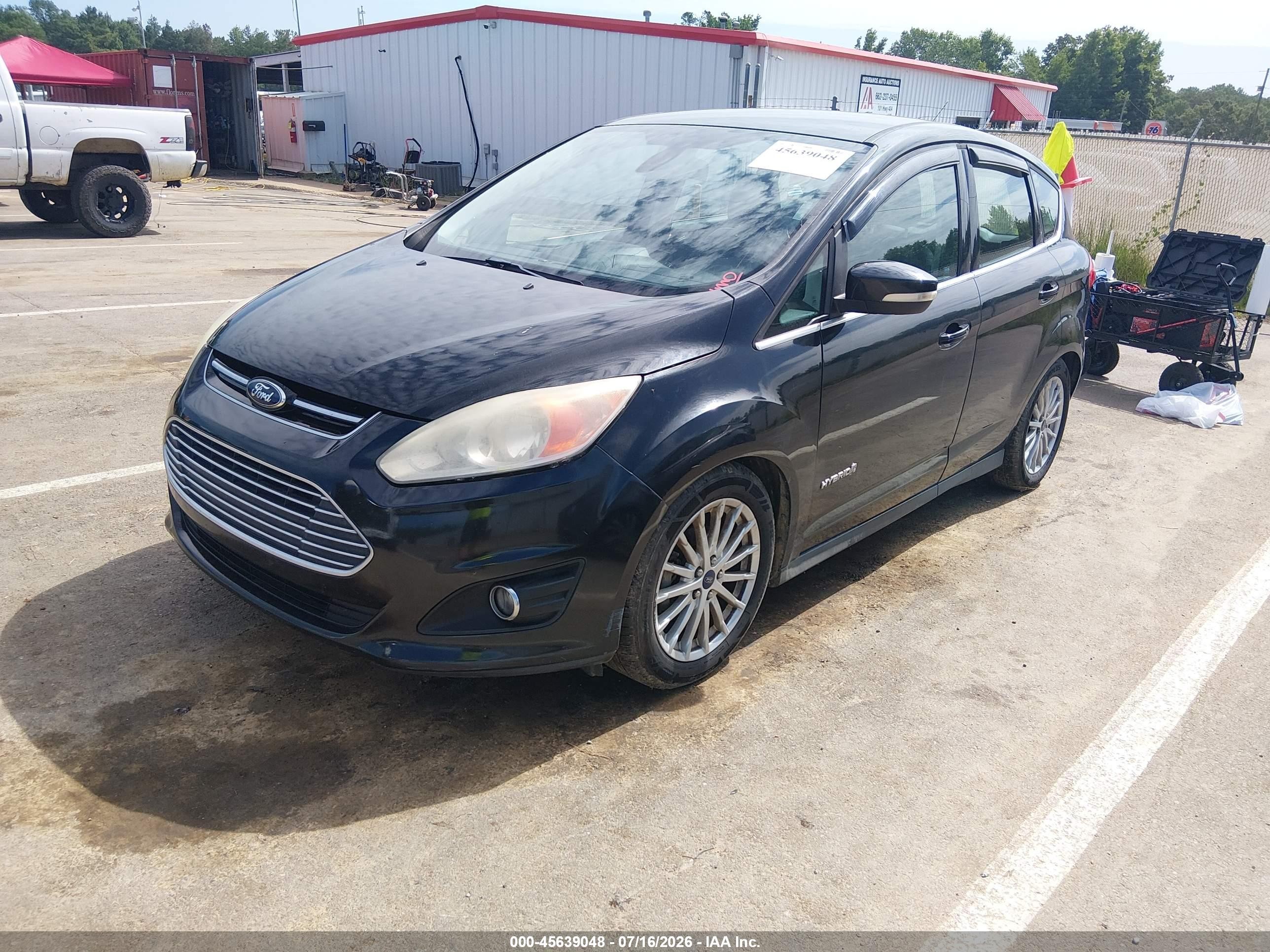 2014 Ford C-max Hybrid Sel Black vin: 1FADP5BUXEL503623