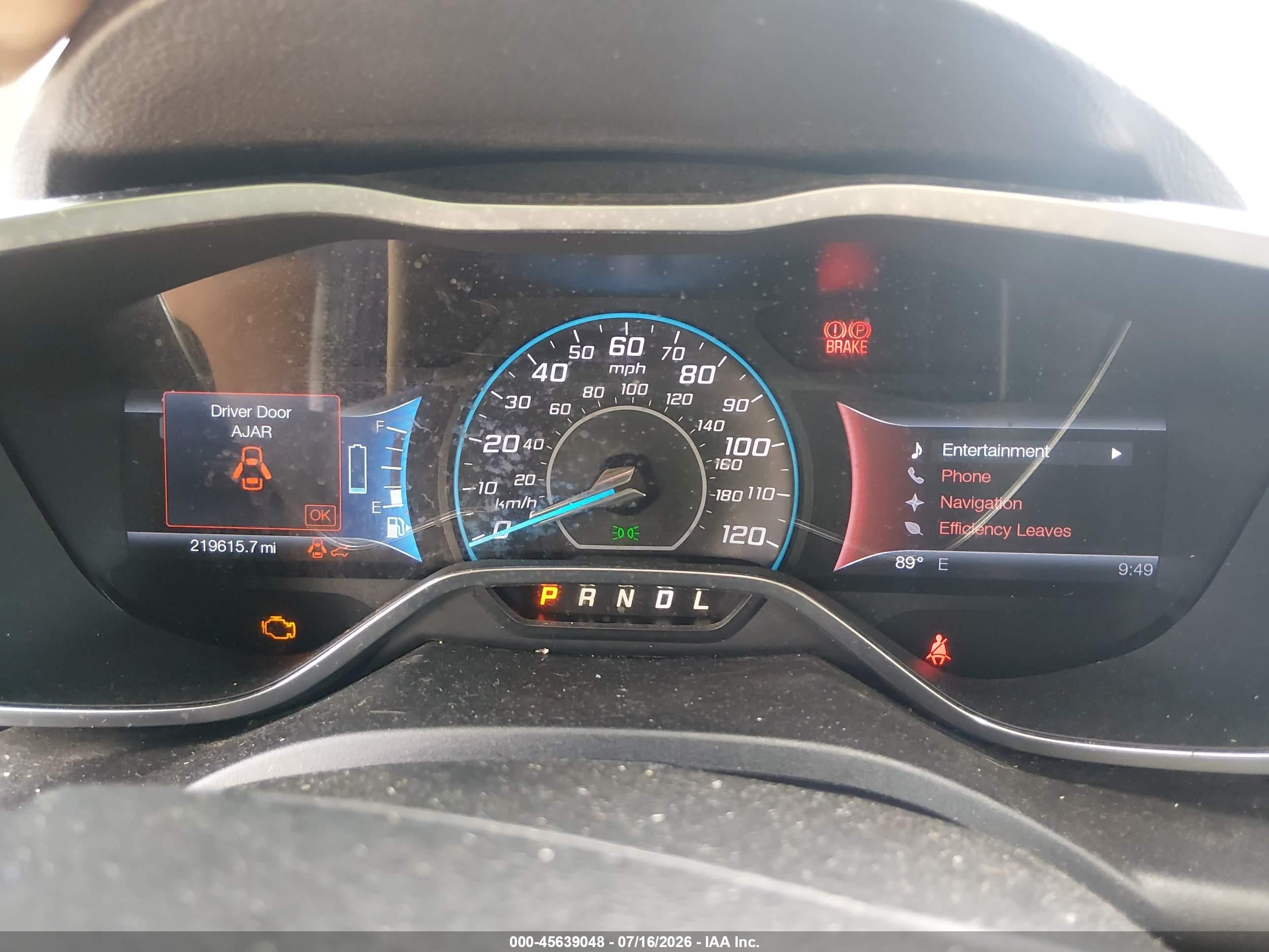 2014 Ford C-max Hybrid Sel Black vin: 1FADP5BUXEL503623