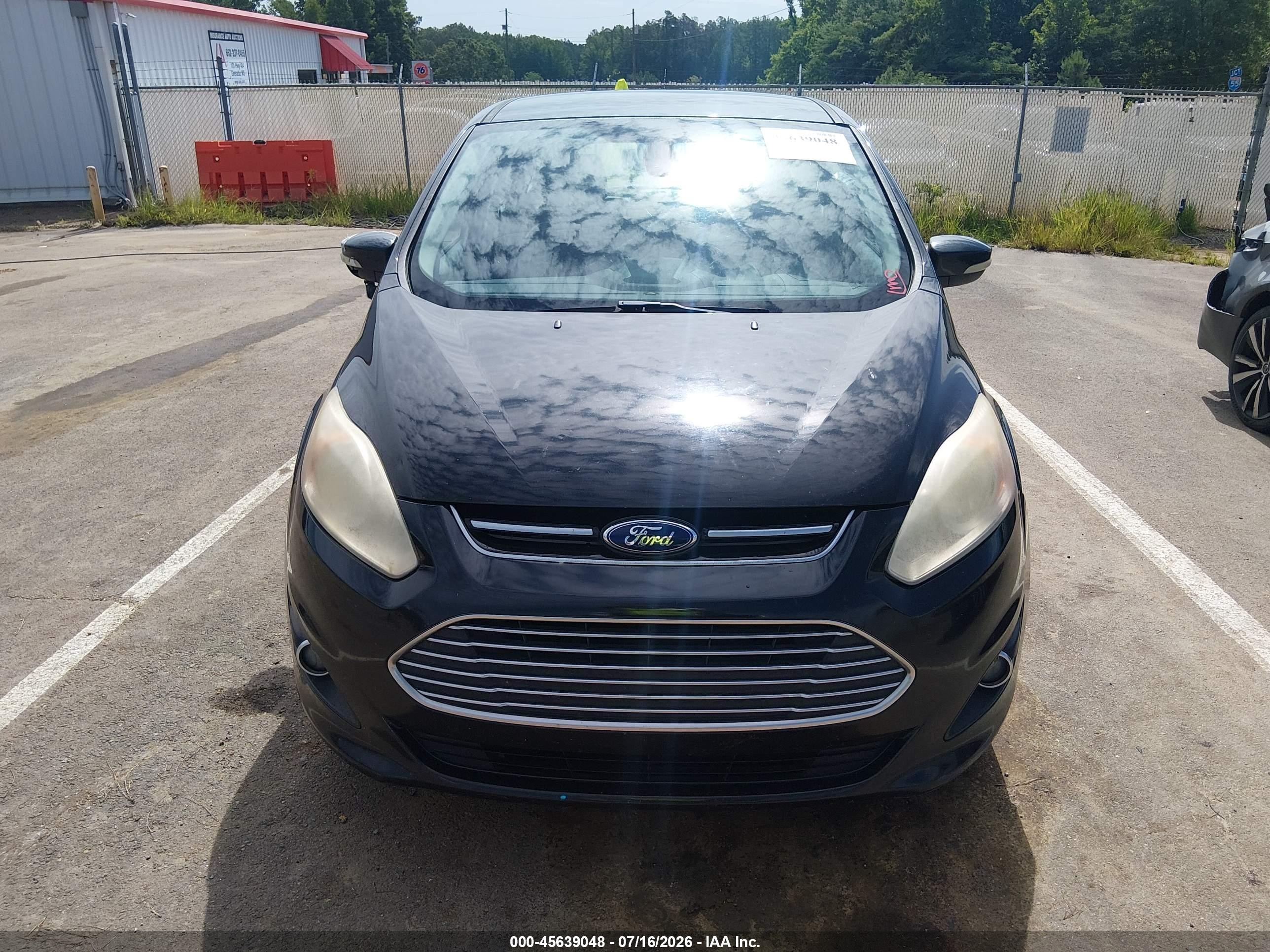 2014 Ford C-max Hybrid Sel Black vin: 1FADP5BUXEL503623