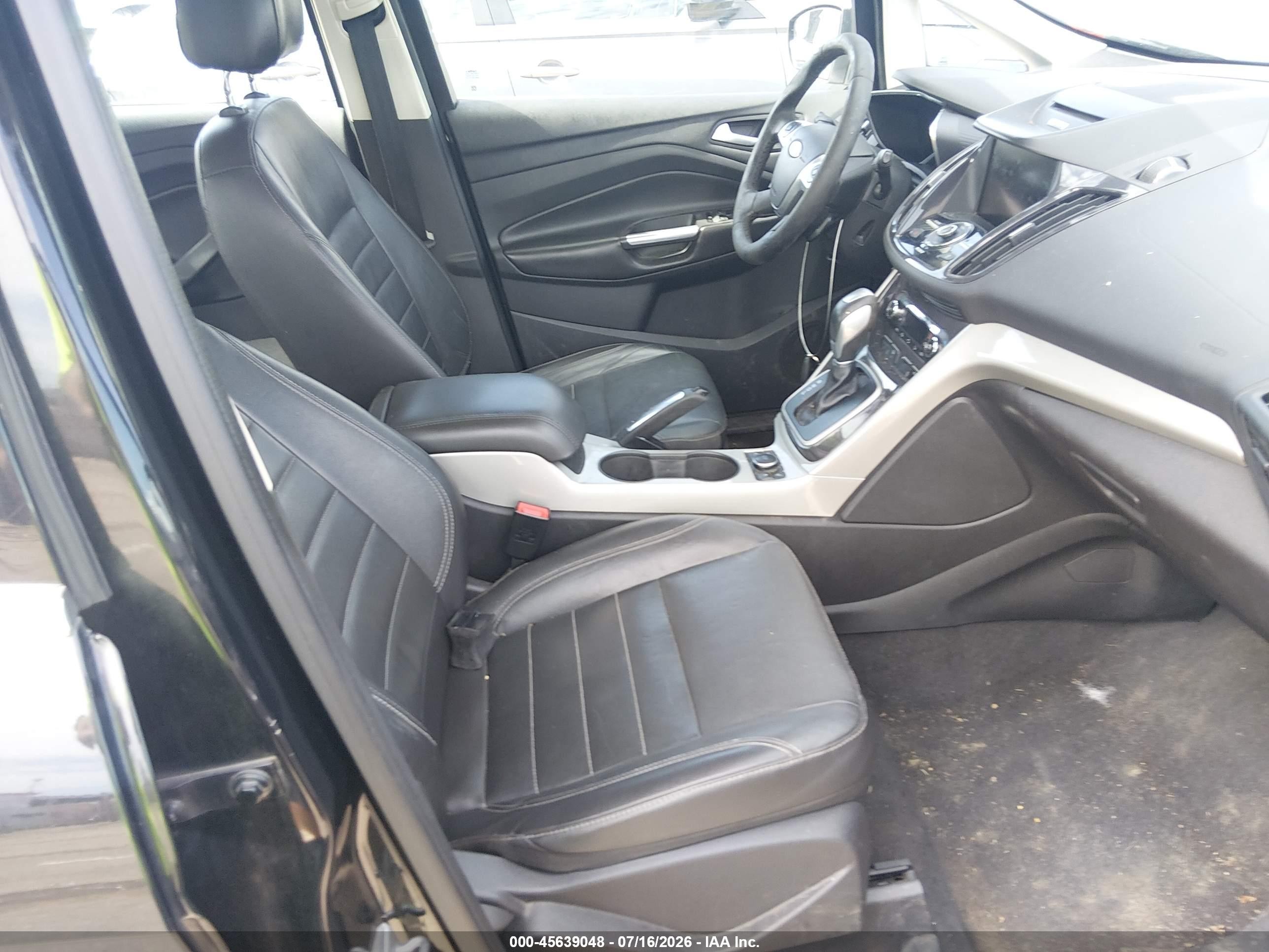 2014 Ford C-max Hybrid Sel Black vin: 1FADP5BUXEL503623