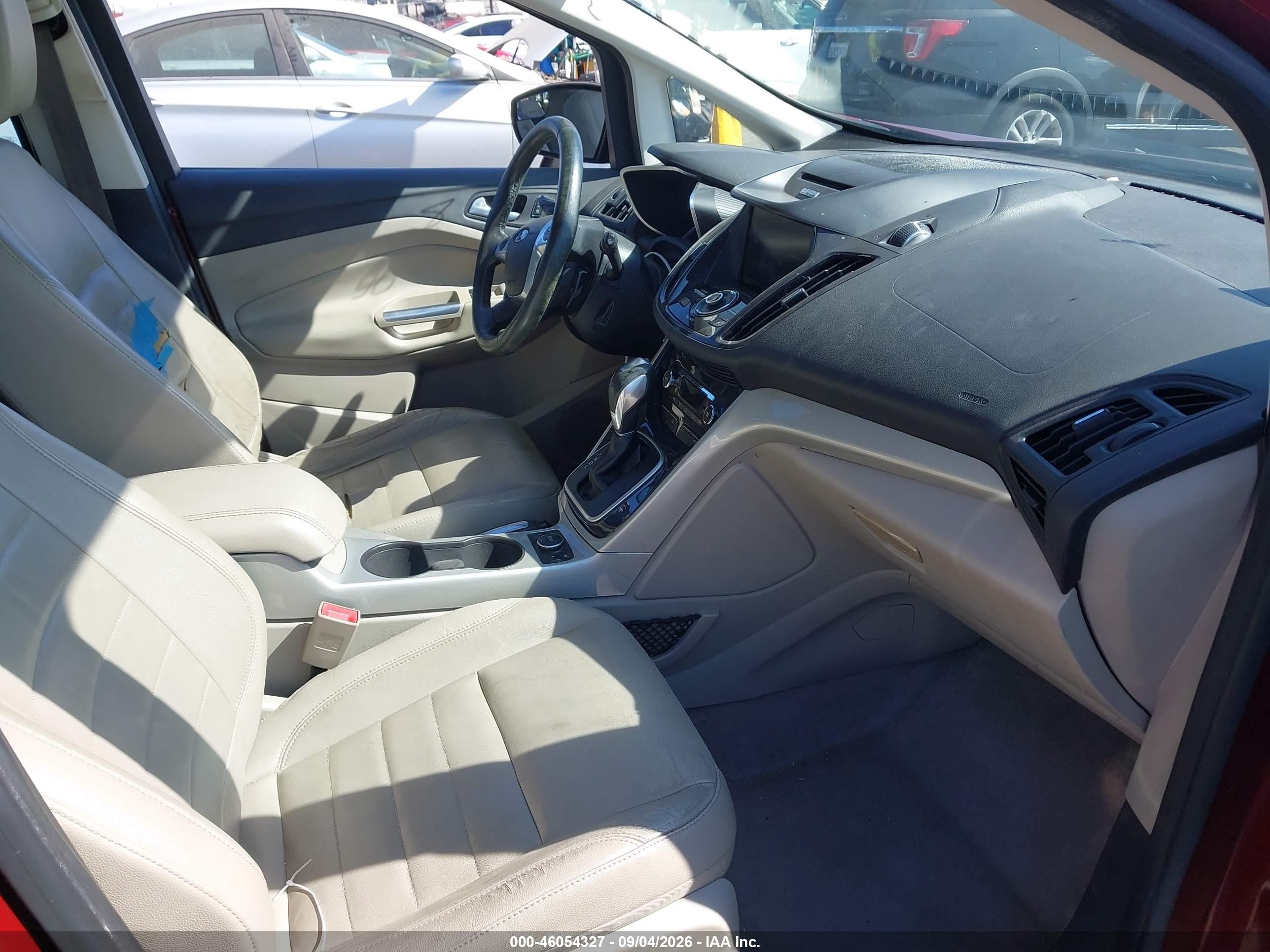 2014 Ford C-max Hybrid Sel Бордовый vin: 1FADP5BUXEL514654