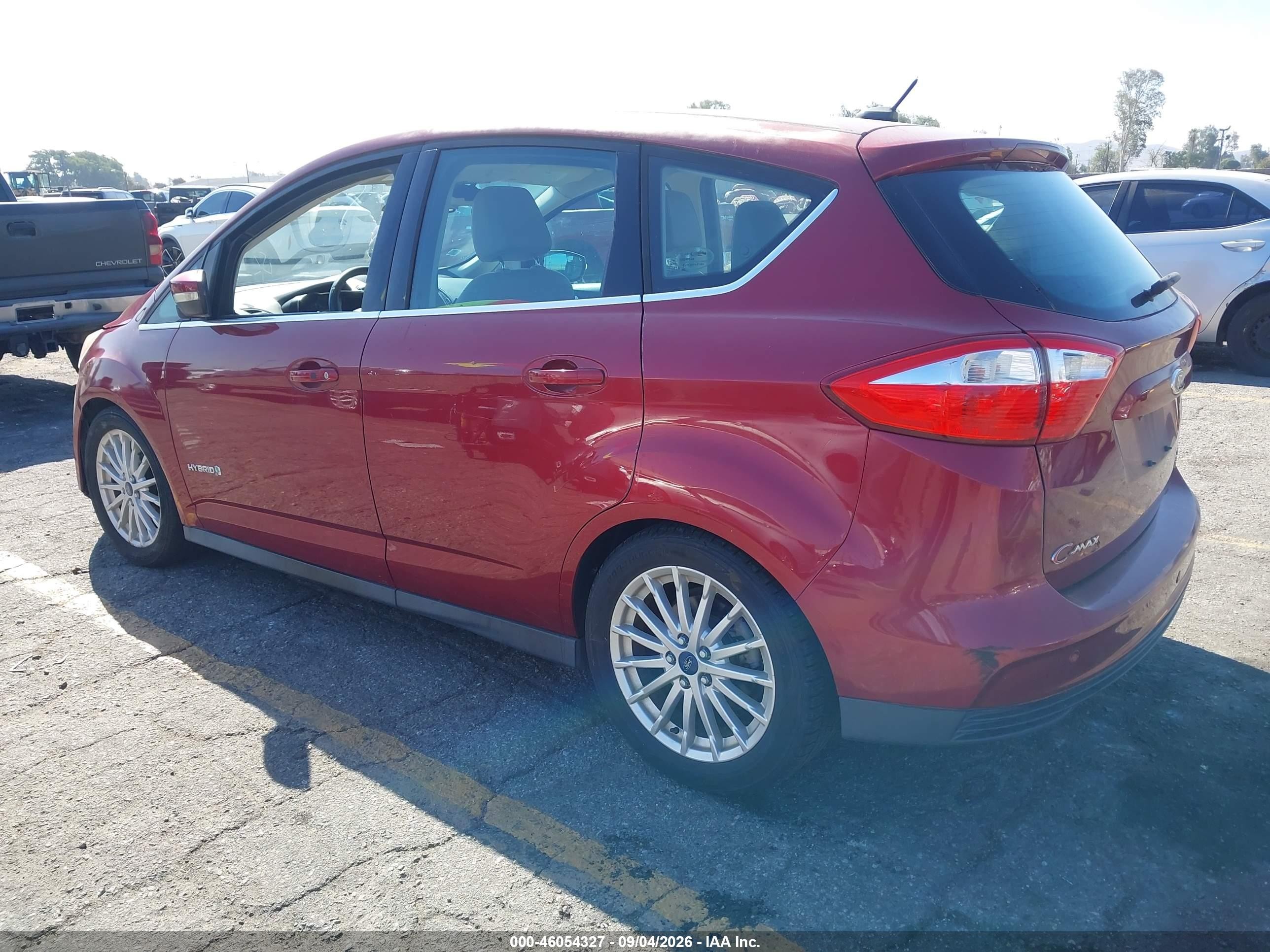 2014 Ford C-max Hybrid Sel Бордовый vin: 1FADP5BUXEL514654