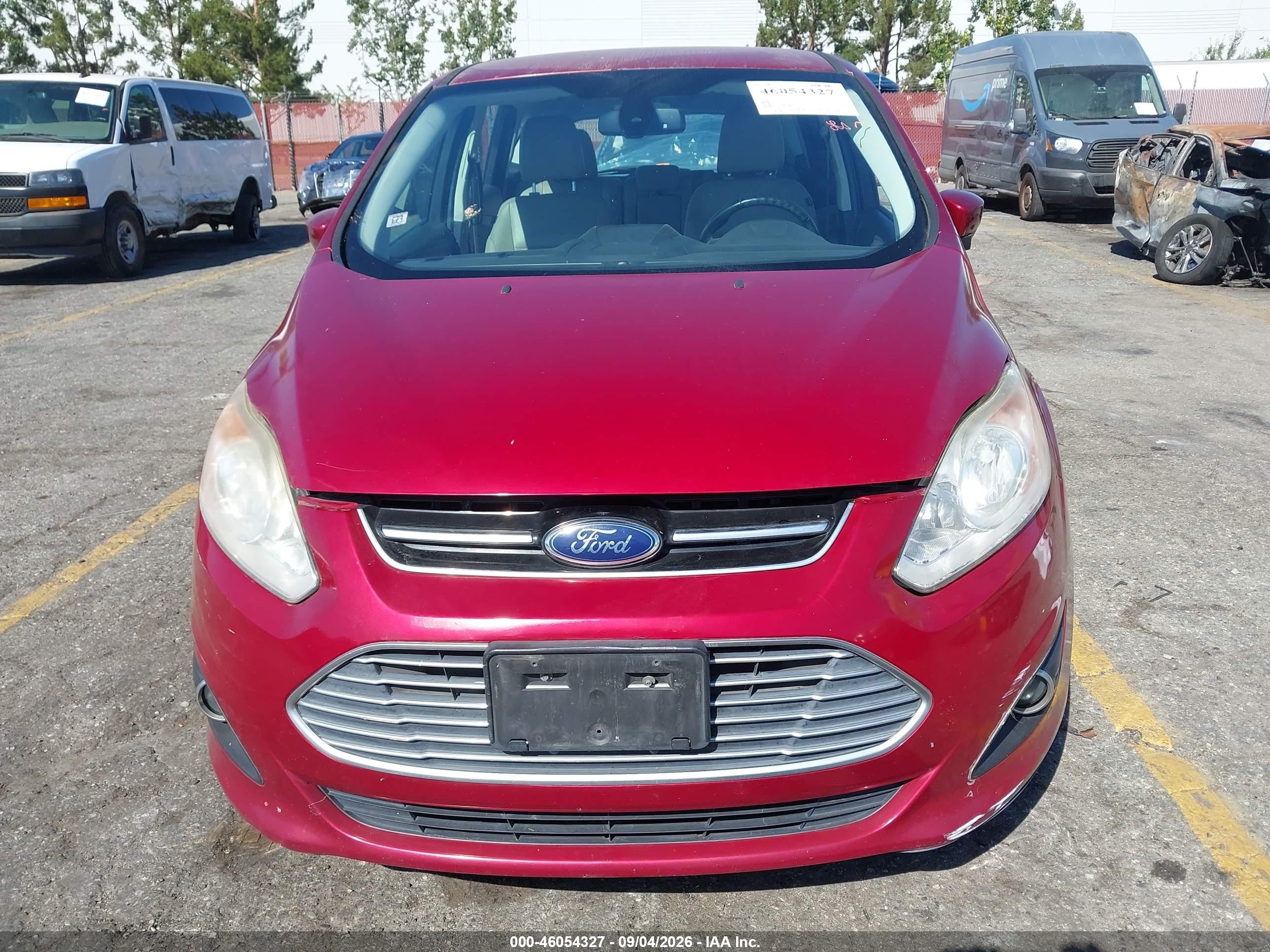 2014 Ford C-max Hybrid Sel Бордовый vin: 1FADP5BUXEL514654