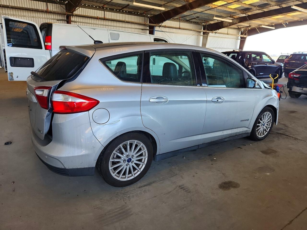 2014 Ford C-max Sel Silver vin: 1FADP5BUXEL520809