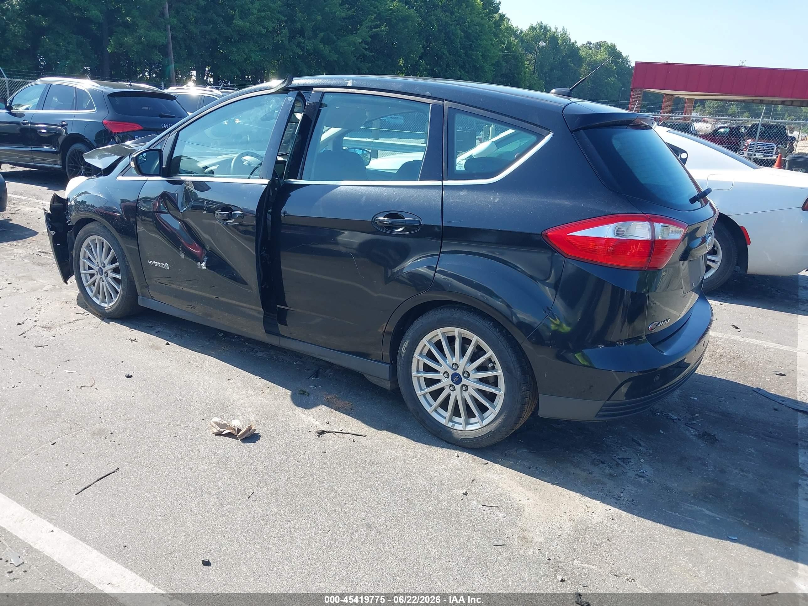2015 Ford C-max Hybrid Sel Black vin: 1FADP5BUXFL102364