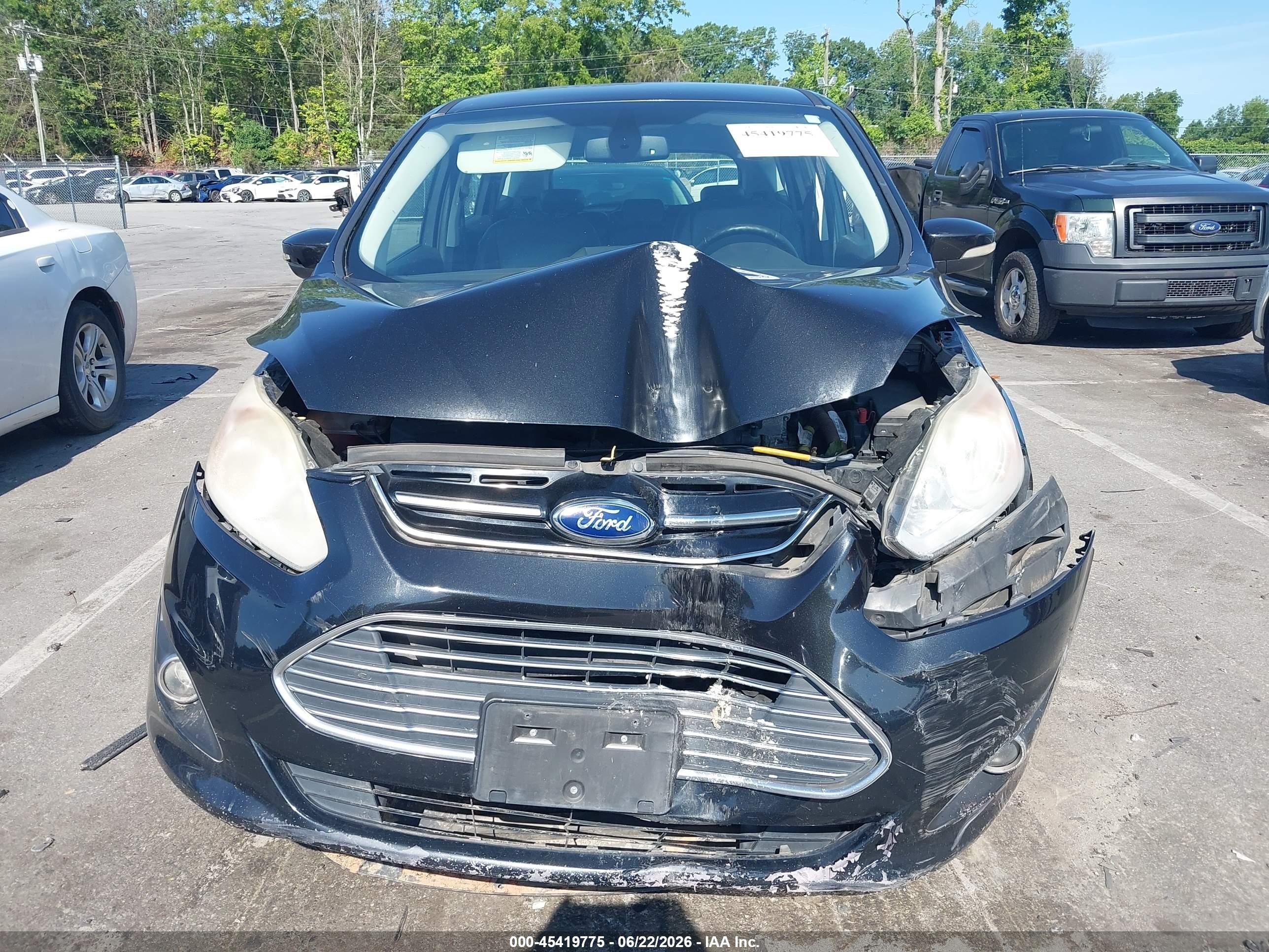 2015 Ford C-max Hybrid Sel Black vin: 1FADP5BUXFL102364