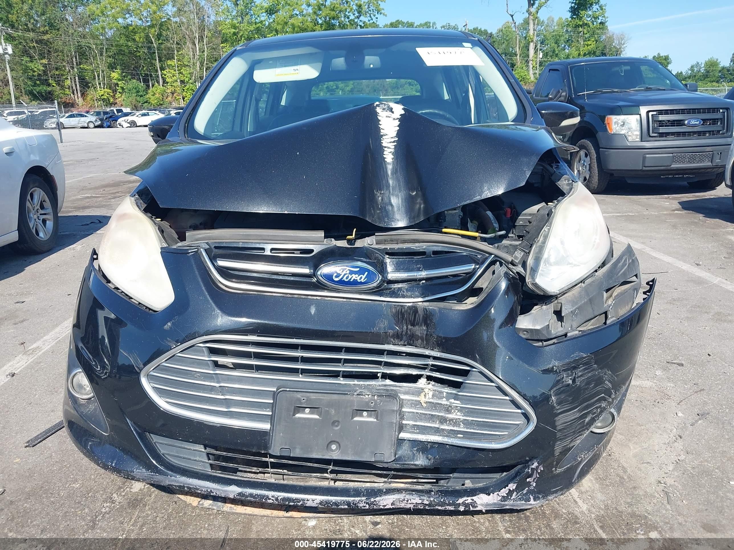 2015 Ford C-max Hybrid Sel Black vin: 1FADP5BUXFL102364