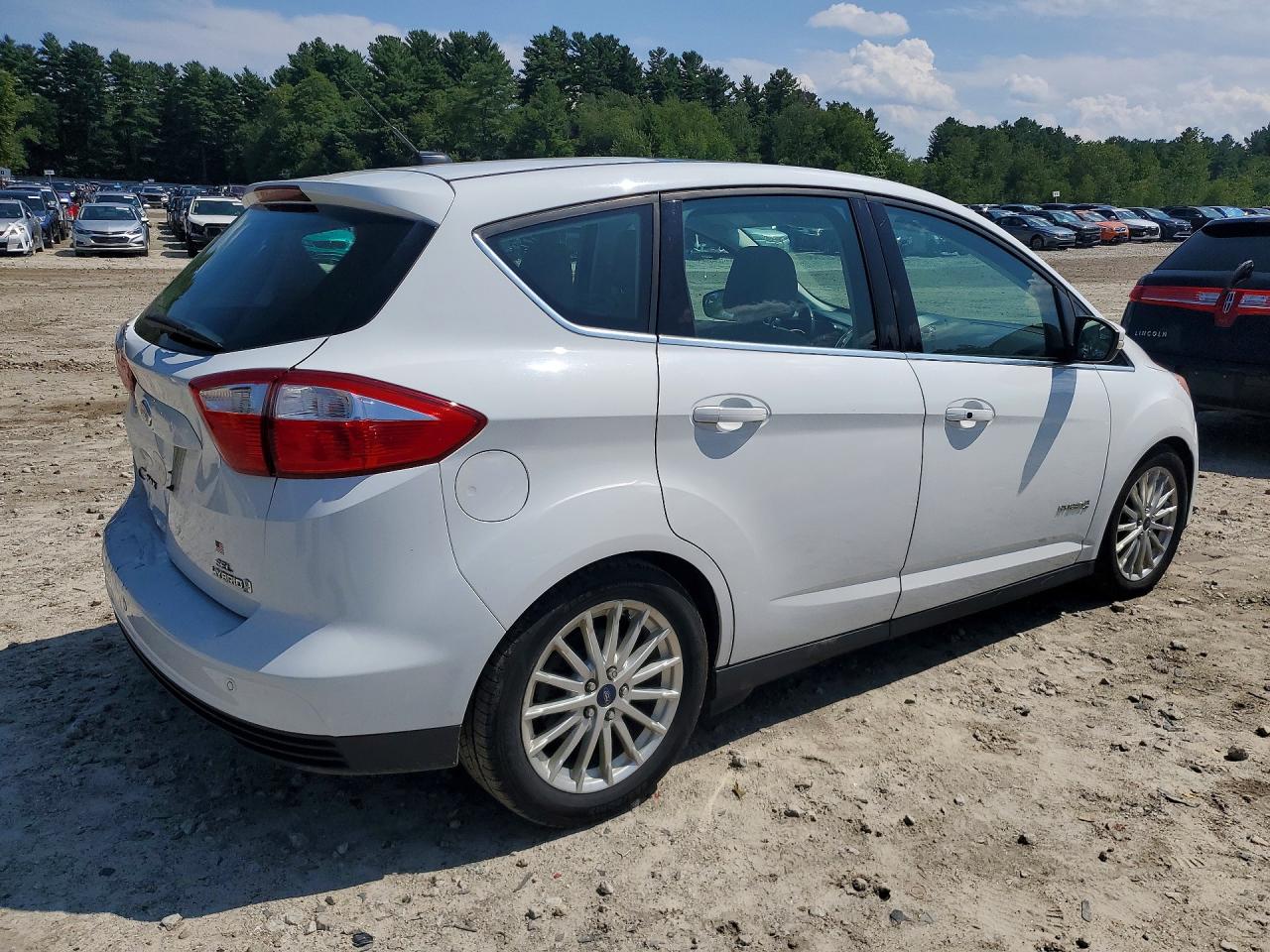 2015 Ford C-max Sel White vin: 1FADP5BUXFL111016