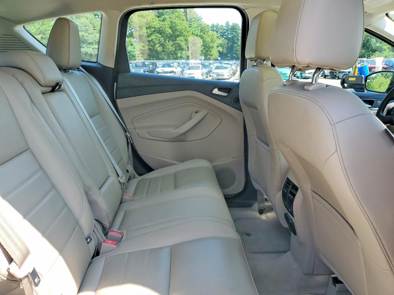 2015 Ford C-max Sel White vin: 1FADP5BUXFL111016