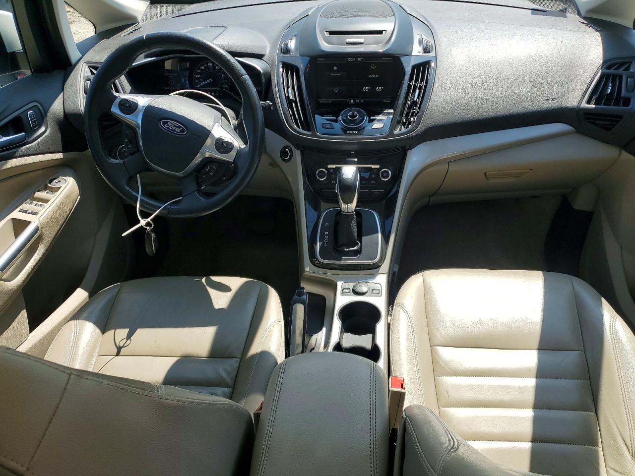 2015 Ford C-max Sel White vin: 1FADP5BUXFL111016