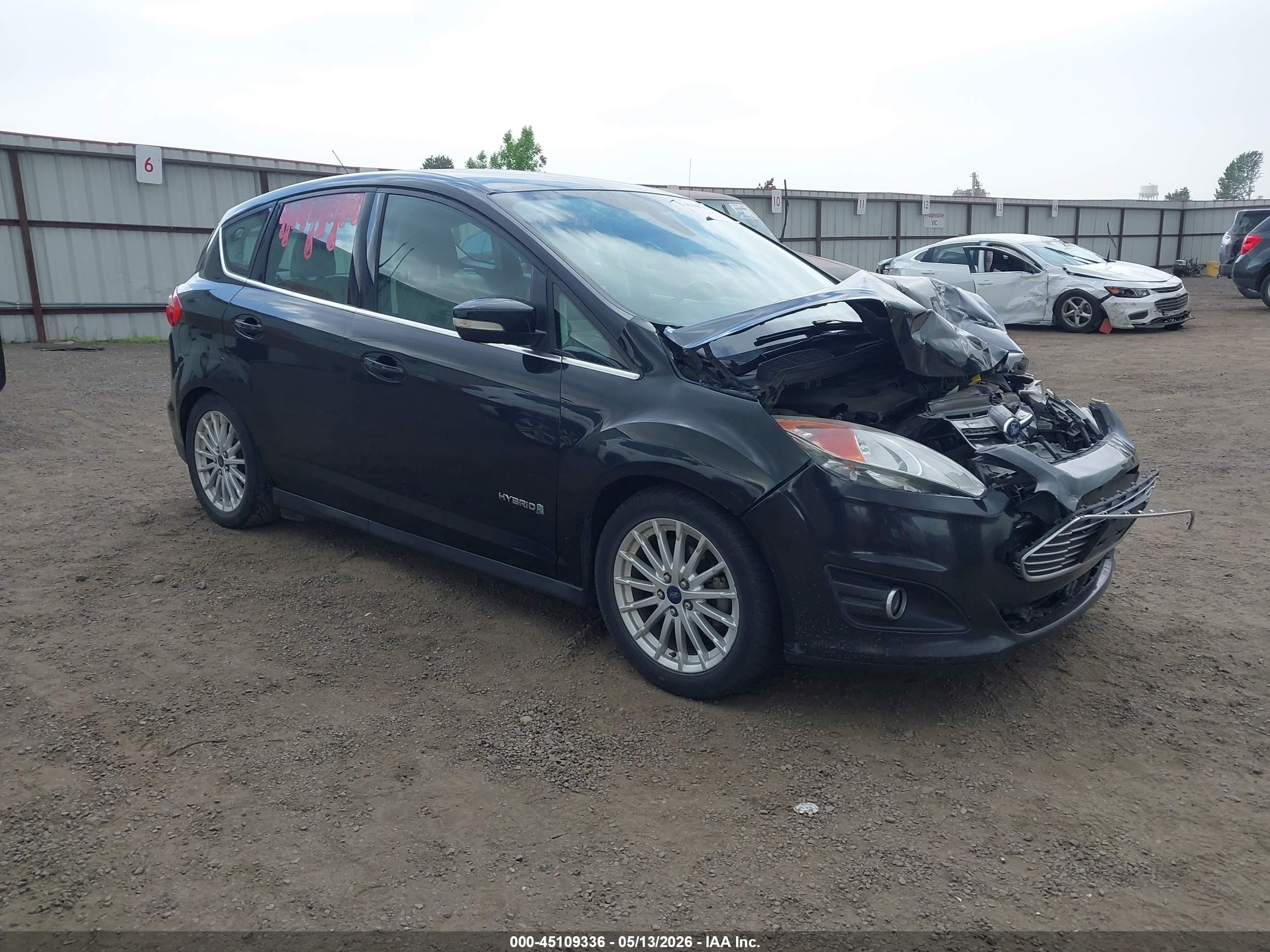 2015 Ford C-max Hybrid Sel Black vin: 1FADP5BUXFL116491