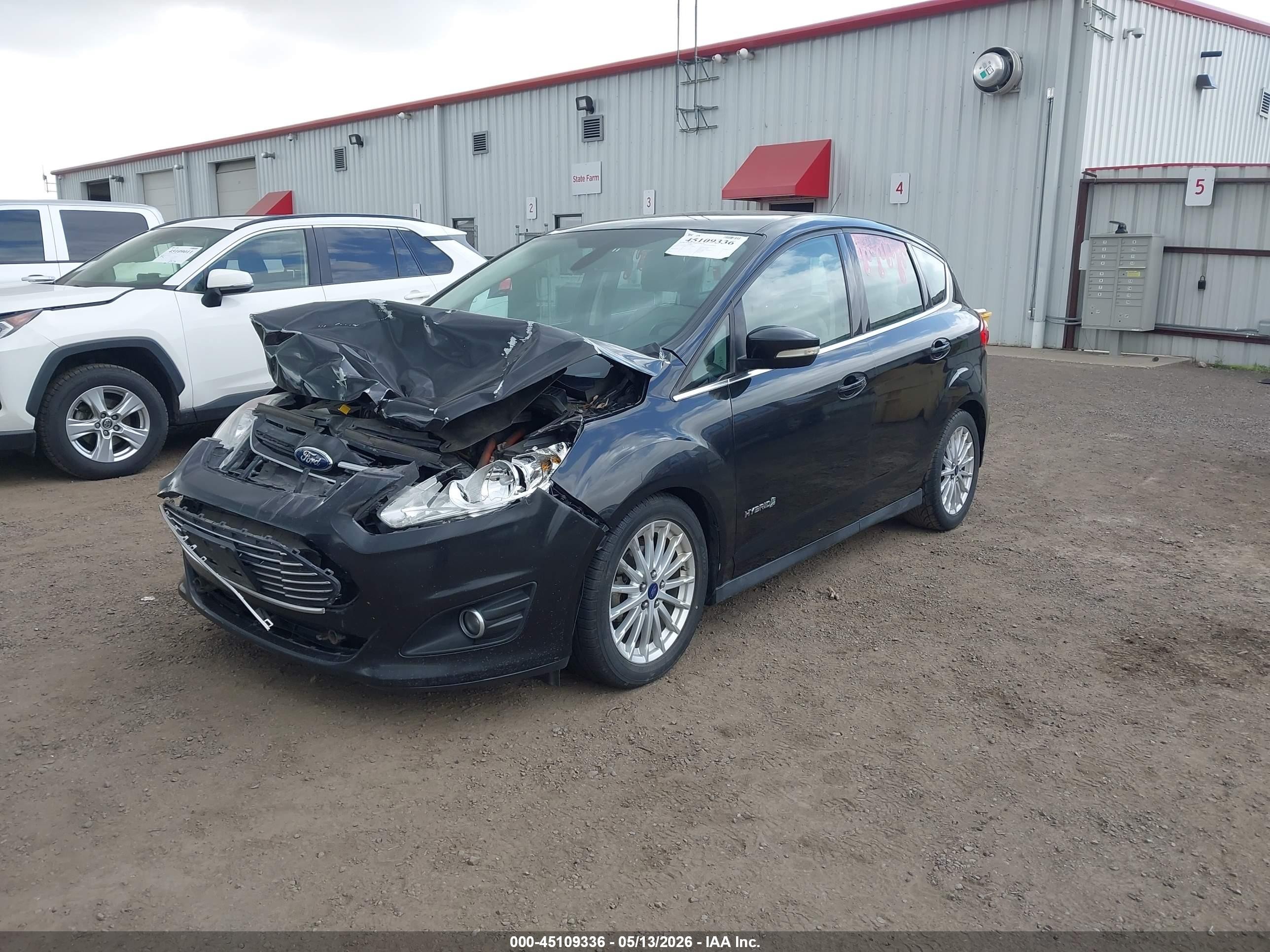 2015 Ford C-max Hybrid Sel Black vin: 1FADP5BUXFL116491