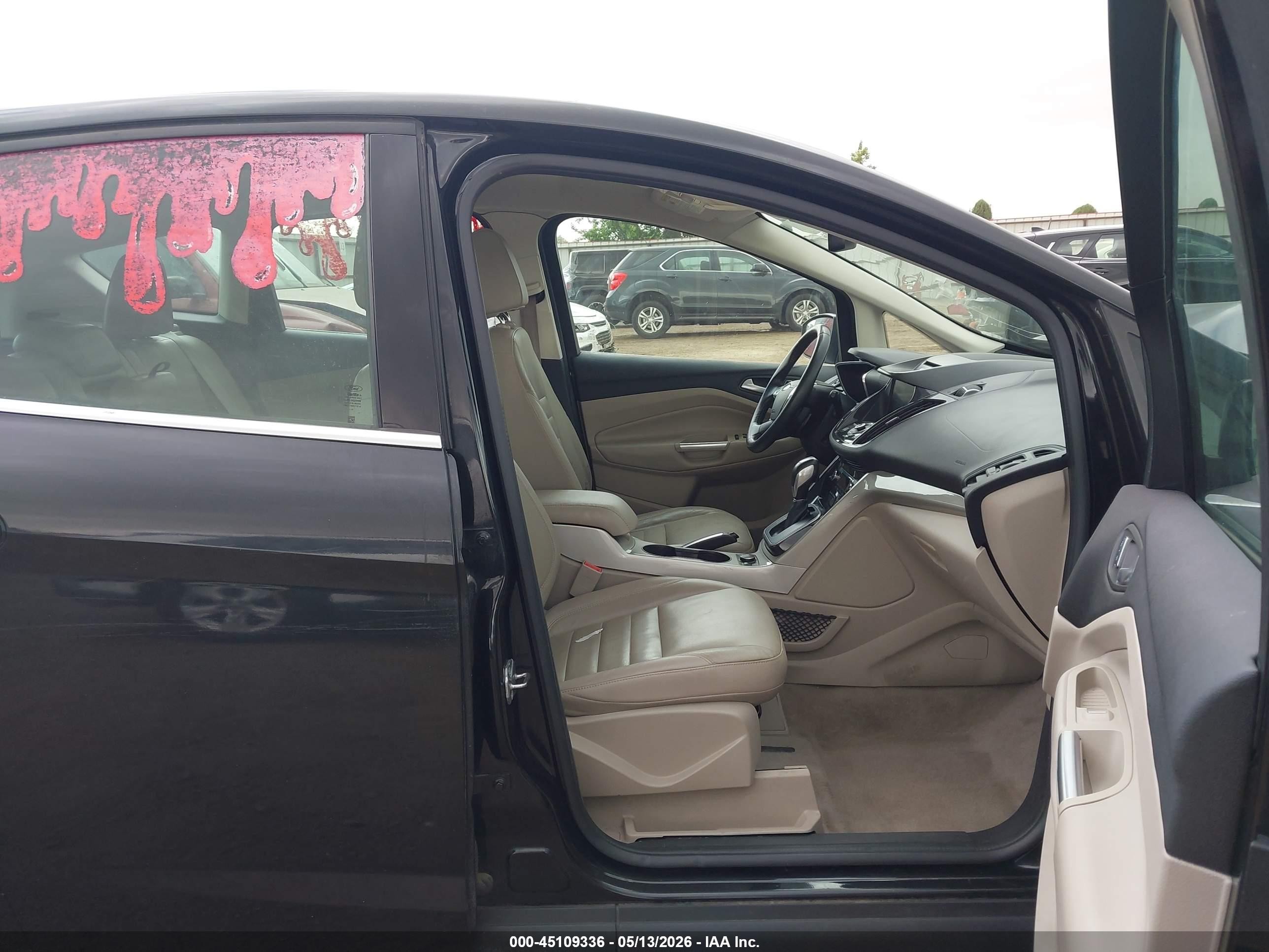 2015 Ford C-max Hybrid Sel Black vin: 1FADP5BUXFL116491