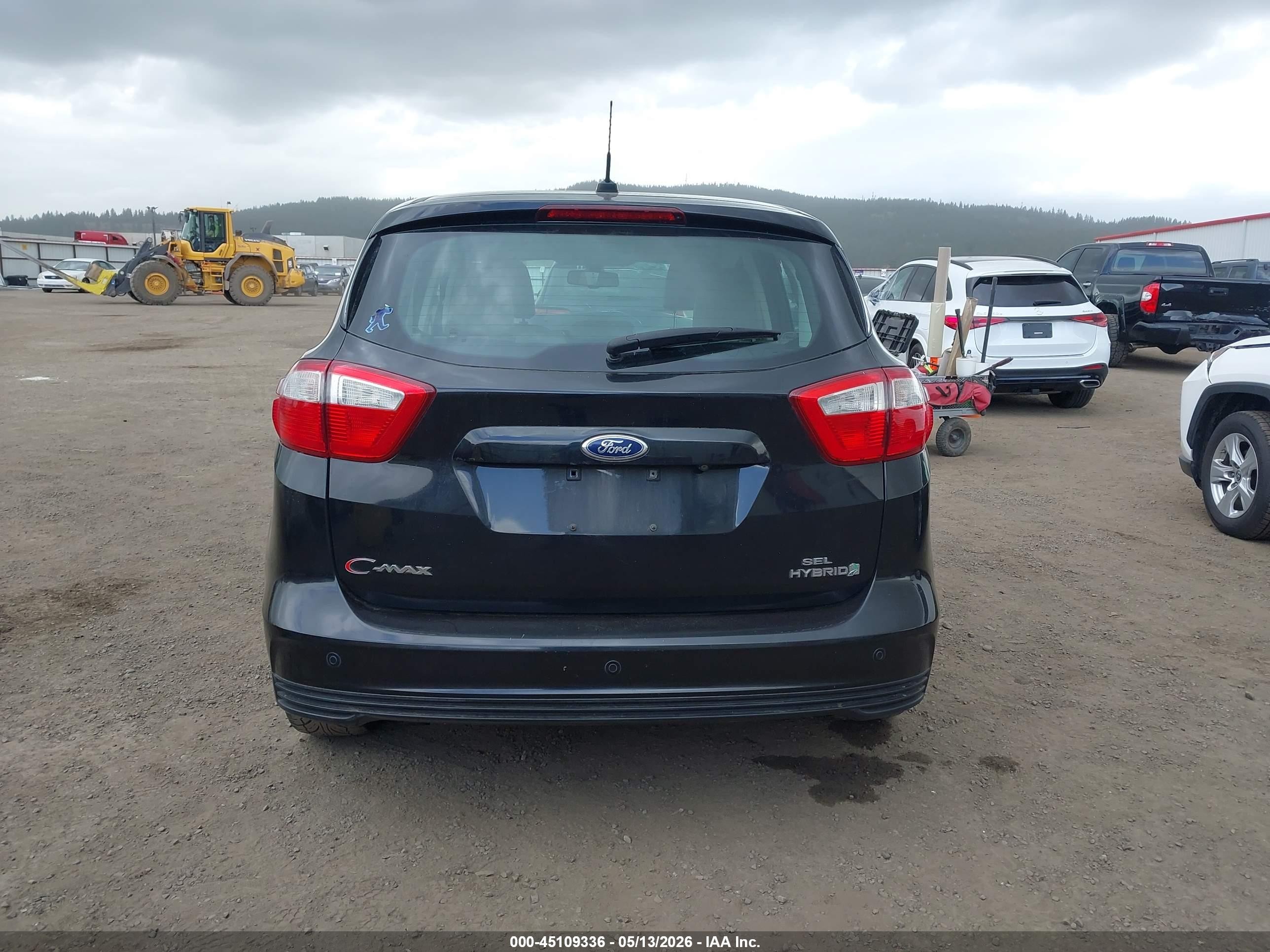 2015 Ford C-max Hybrid Sel Black vin: 1FADP5BUXFL116491