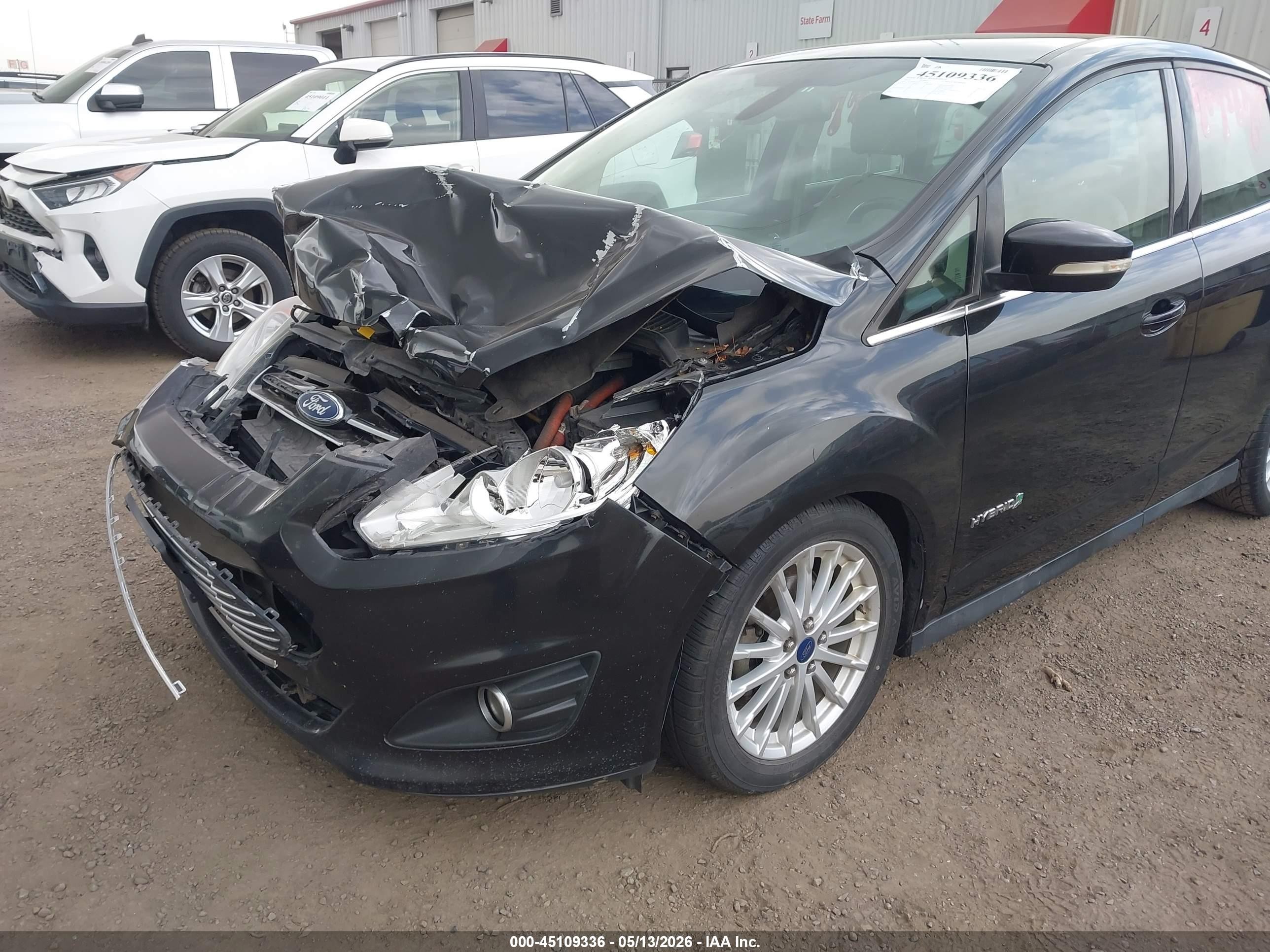 2015 Ford C-max Hybrid Sel Black vin: 1FADP5BUXFL116491