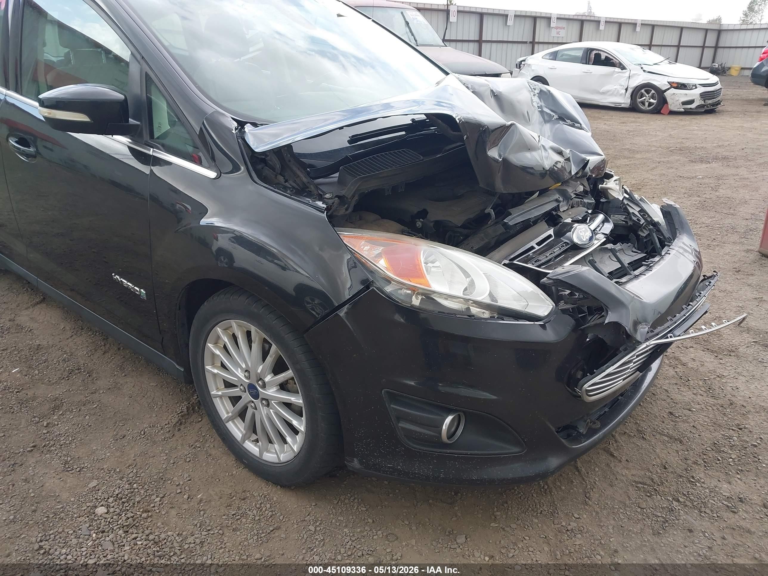 2015 Ford C-max Hybrid Sel Black vin: 1FADP5BUXFL116491