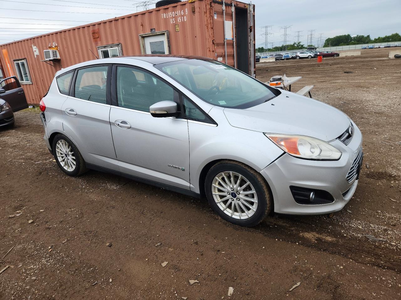 2015 Ford C-max Sel Silver vin: 1FADP5BUXFL117320