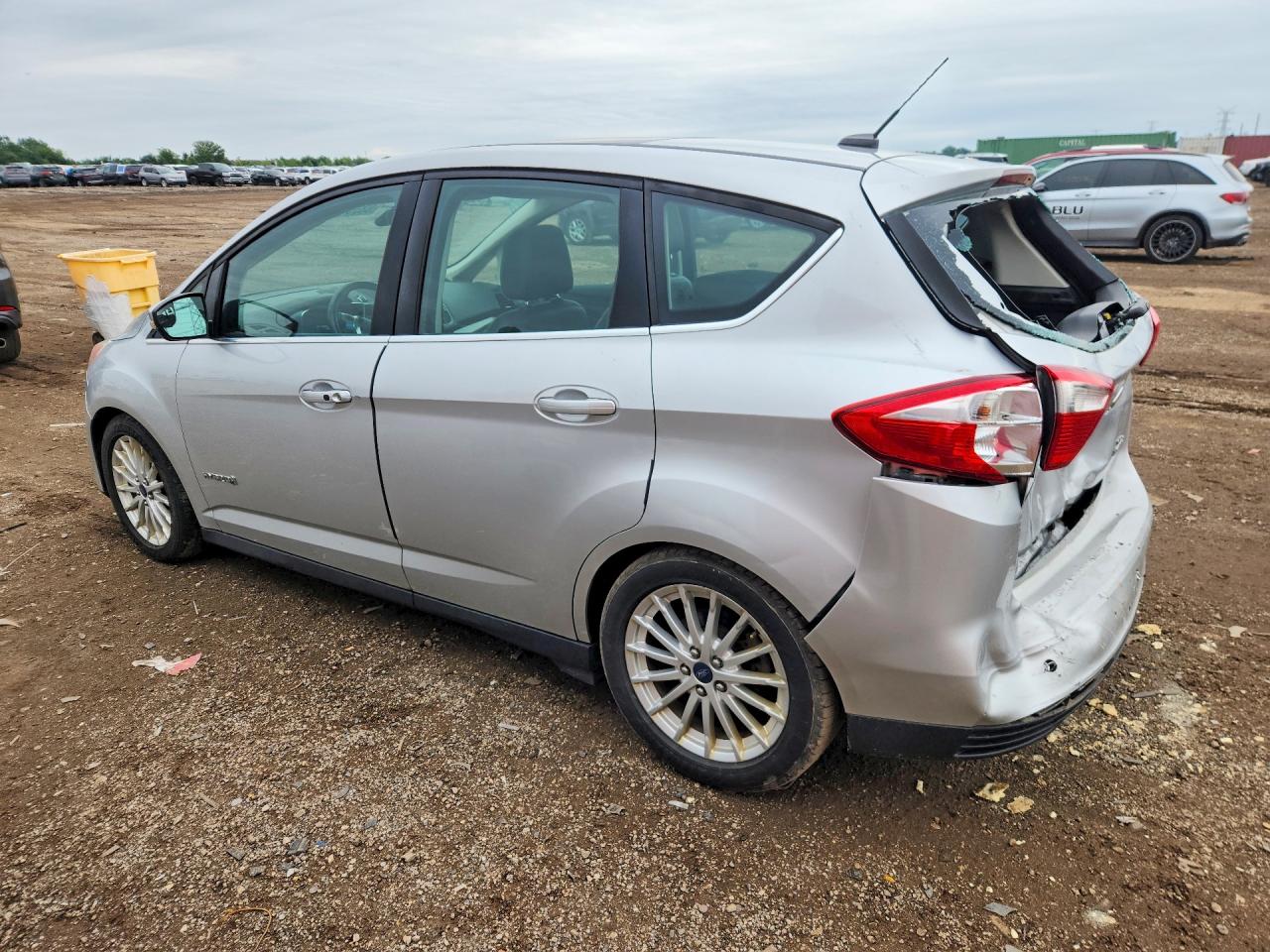 2015 Ford C-max Sel Silver vin: 1FADP5BUXFL117320