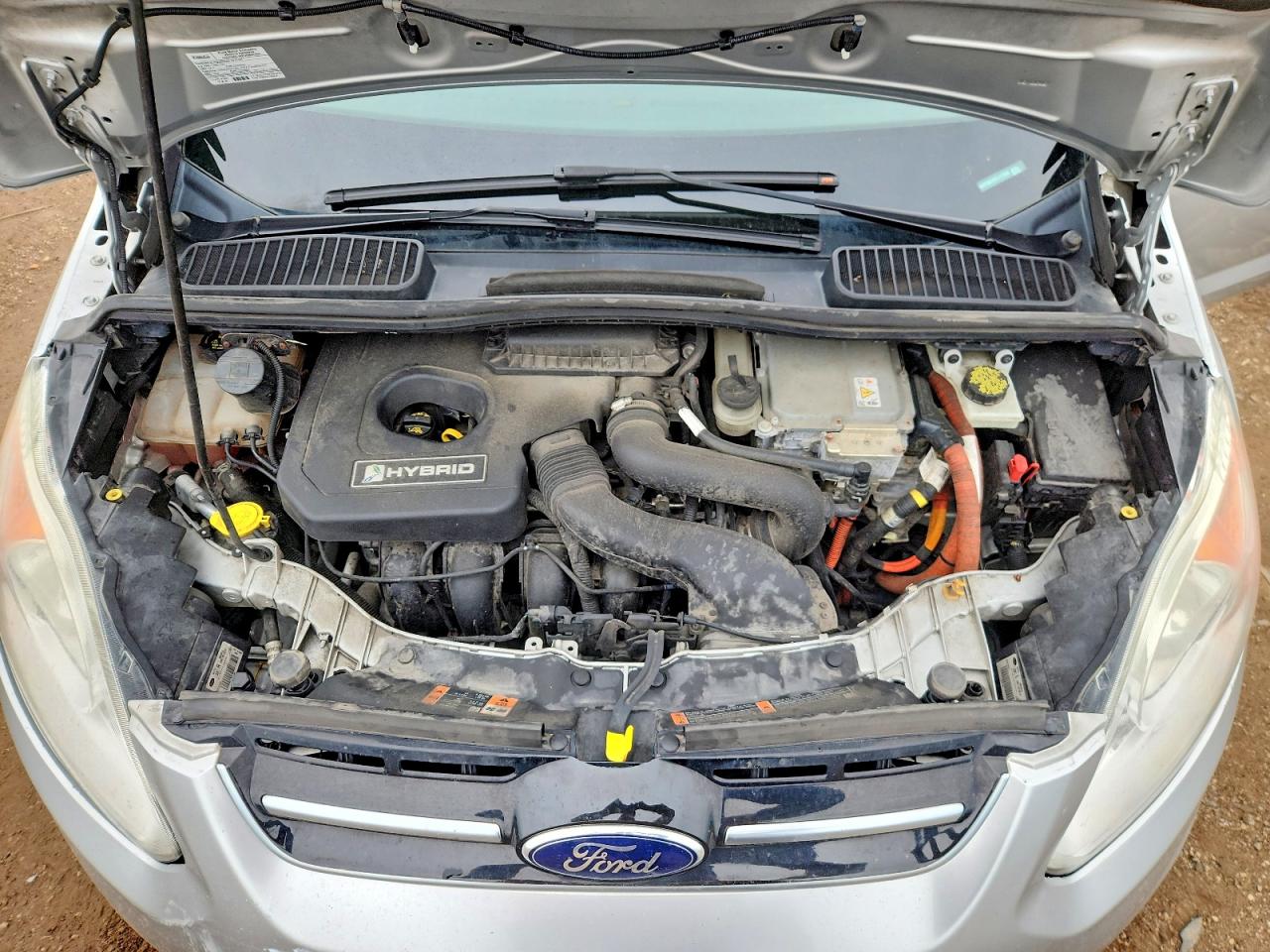 2015 Ford C-max Sel Silver vin: 1FADP5BUXFL117320