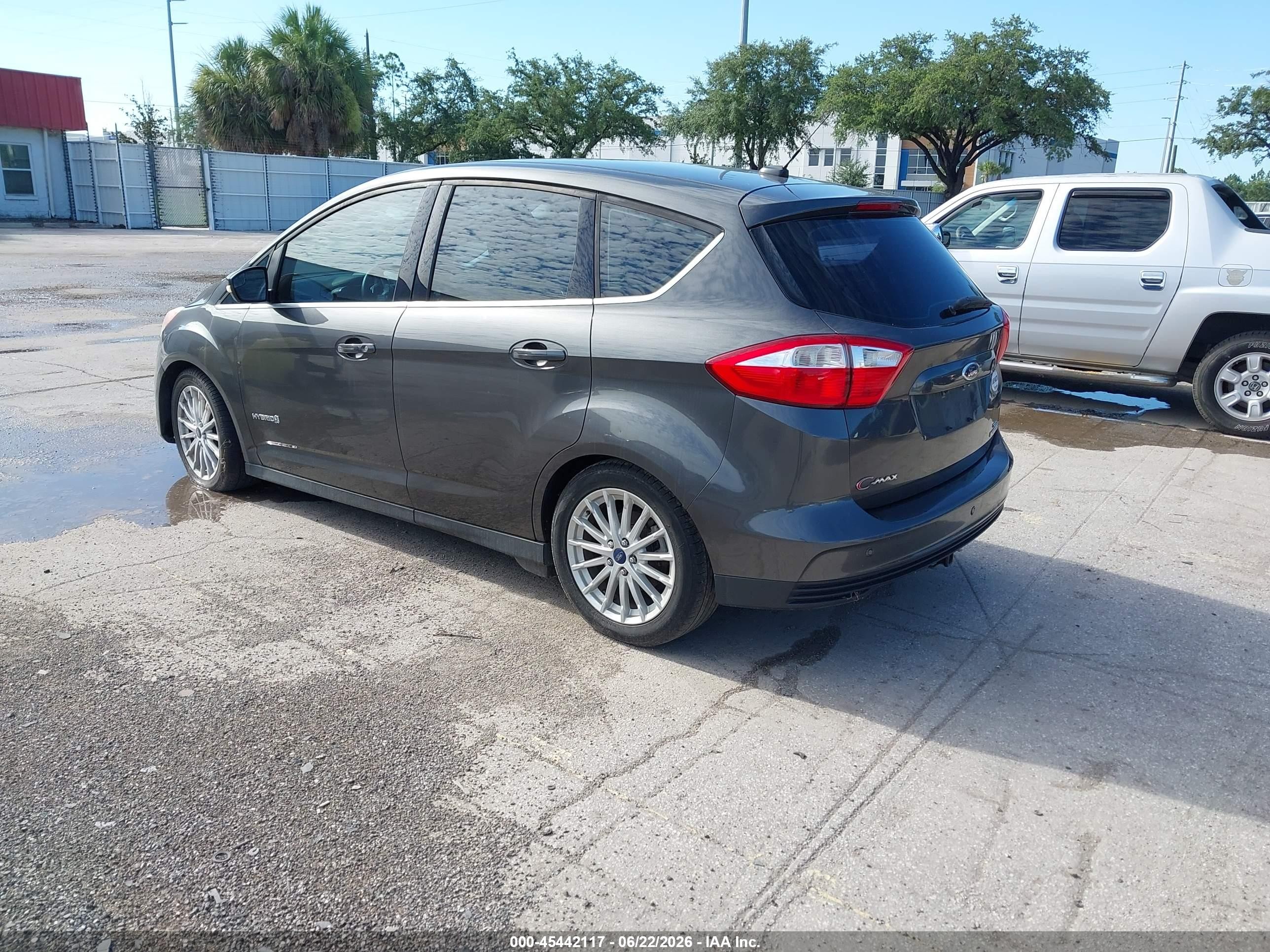 2015 Ford C-max Hybrid Sel Gray vin: 1FADP5BUXFL118130
