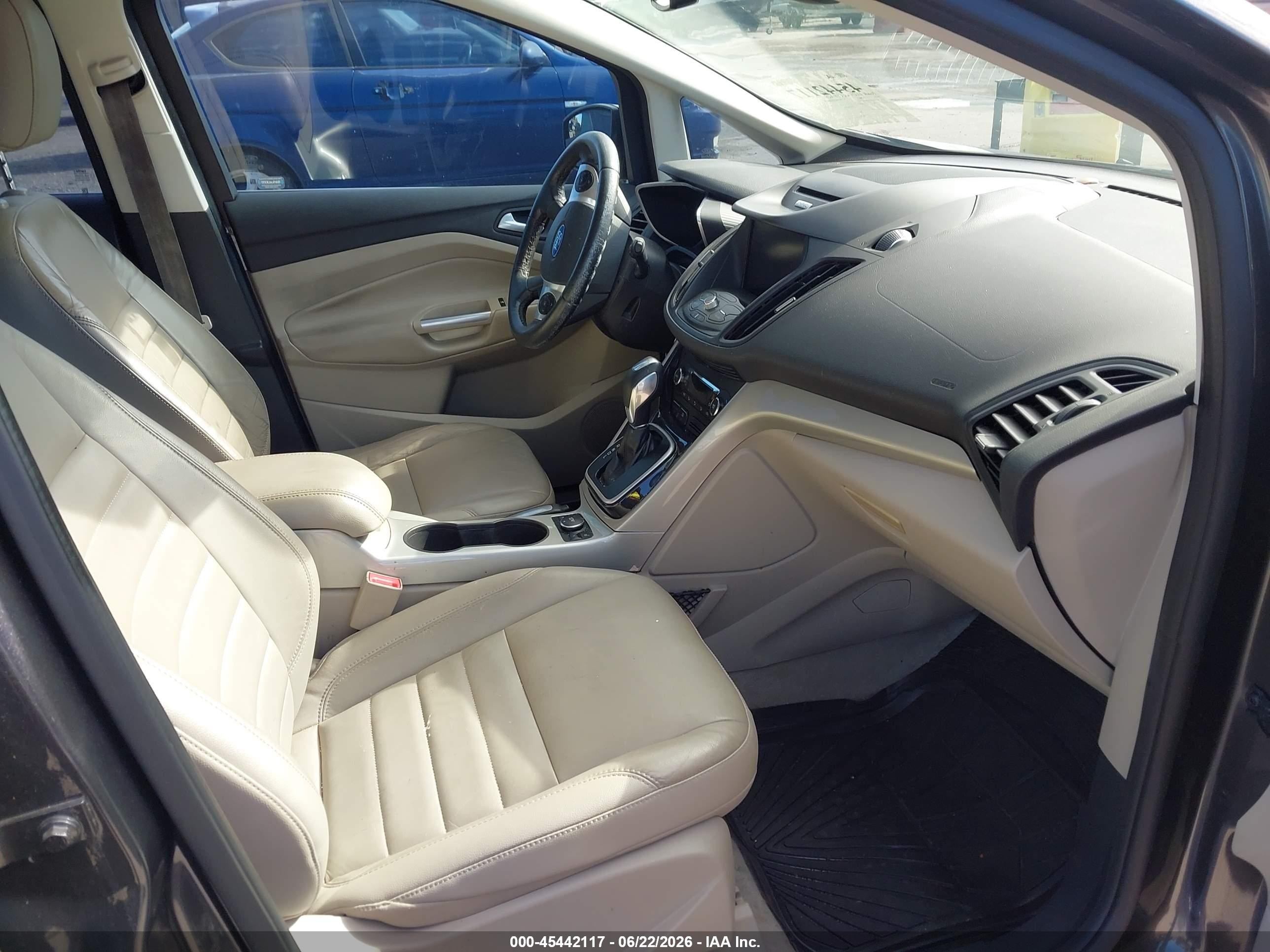 2015 Ford C-max Hybrid Sel Gray vin: 1FADP5BUXFL118130