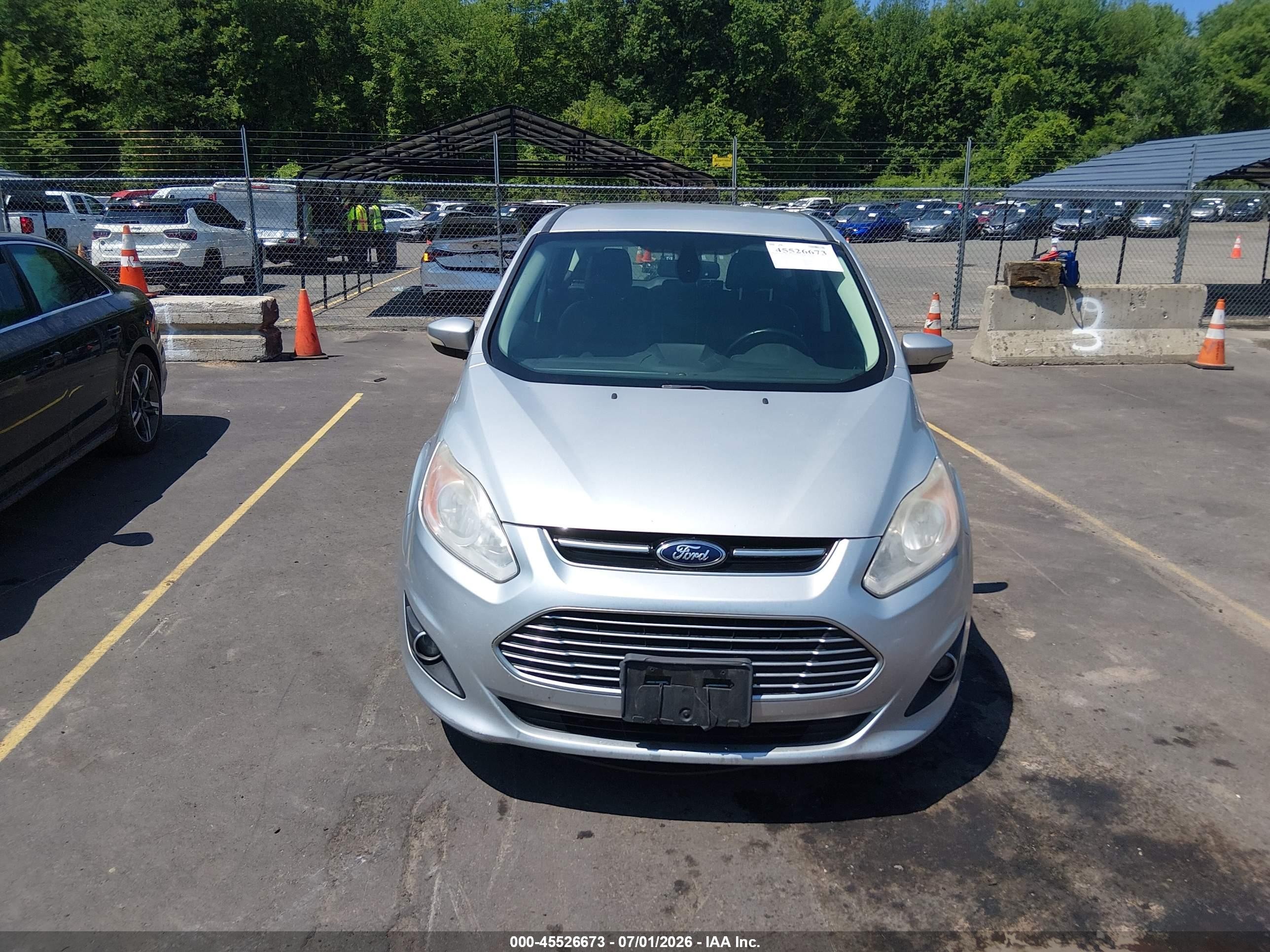 2013 Ford C-max Energi Sel Silver vin: 1FADP5CU0DL529046