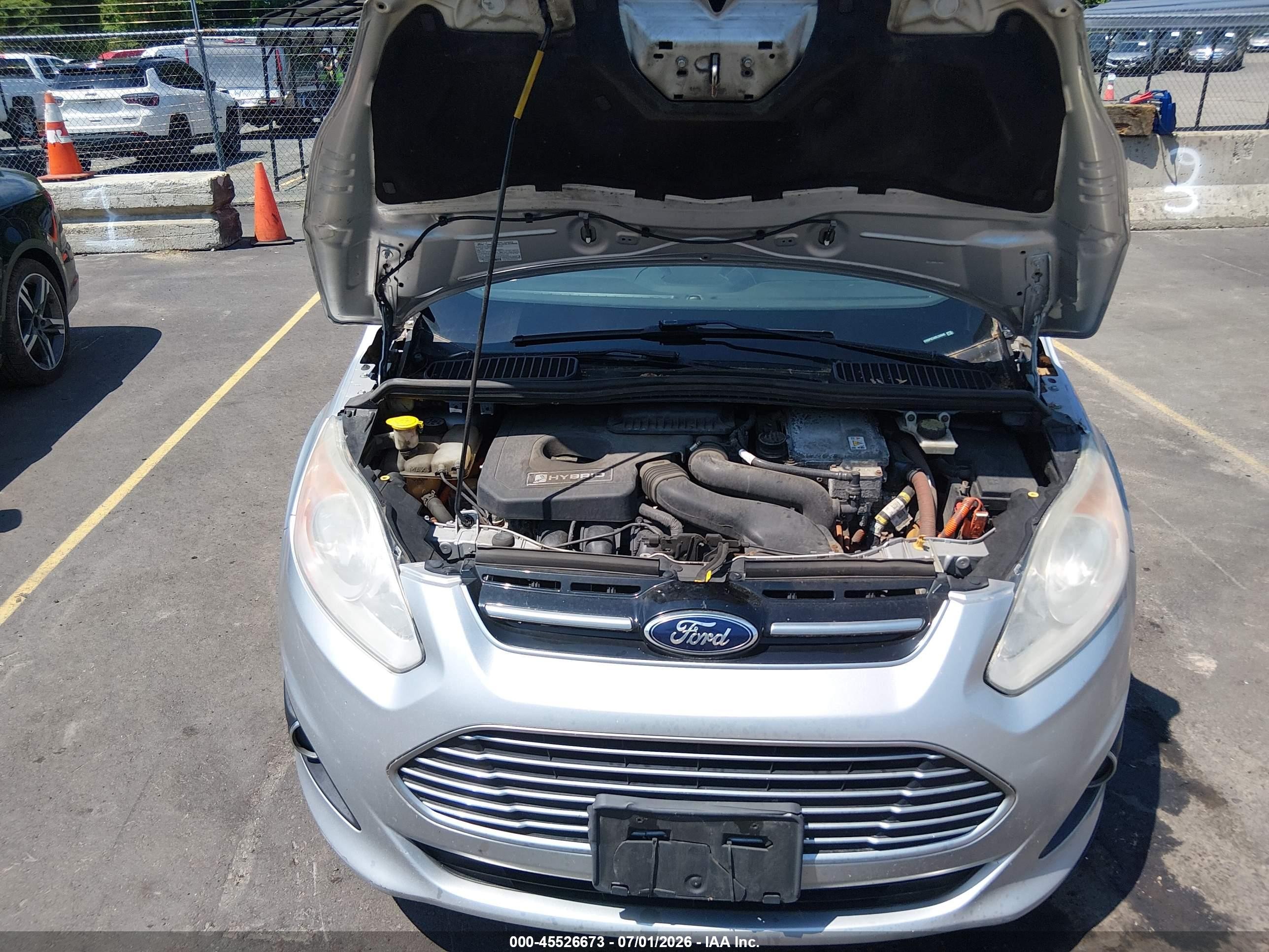 2013 Ford C-max Energi Sel Silver vin: 1FADP5CU0DL529046