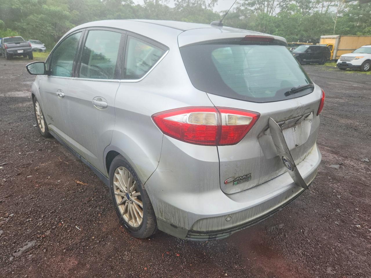 2013 Ford C-max Premium Silver vin: 1FADP5CU0DL545165