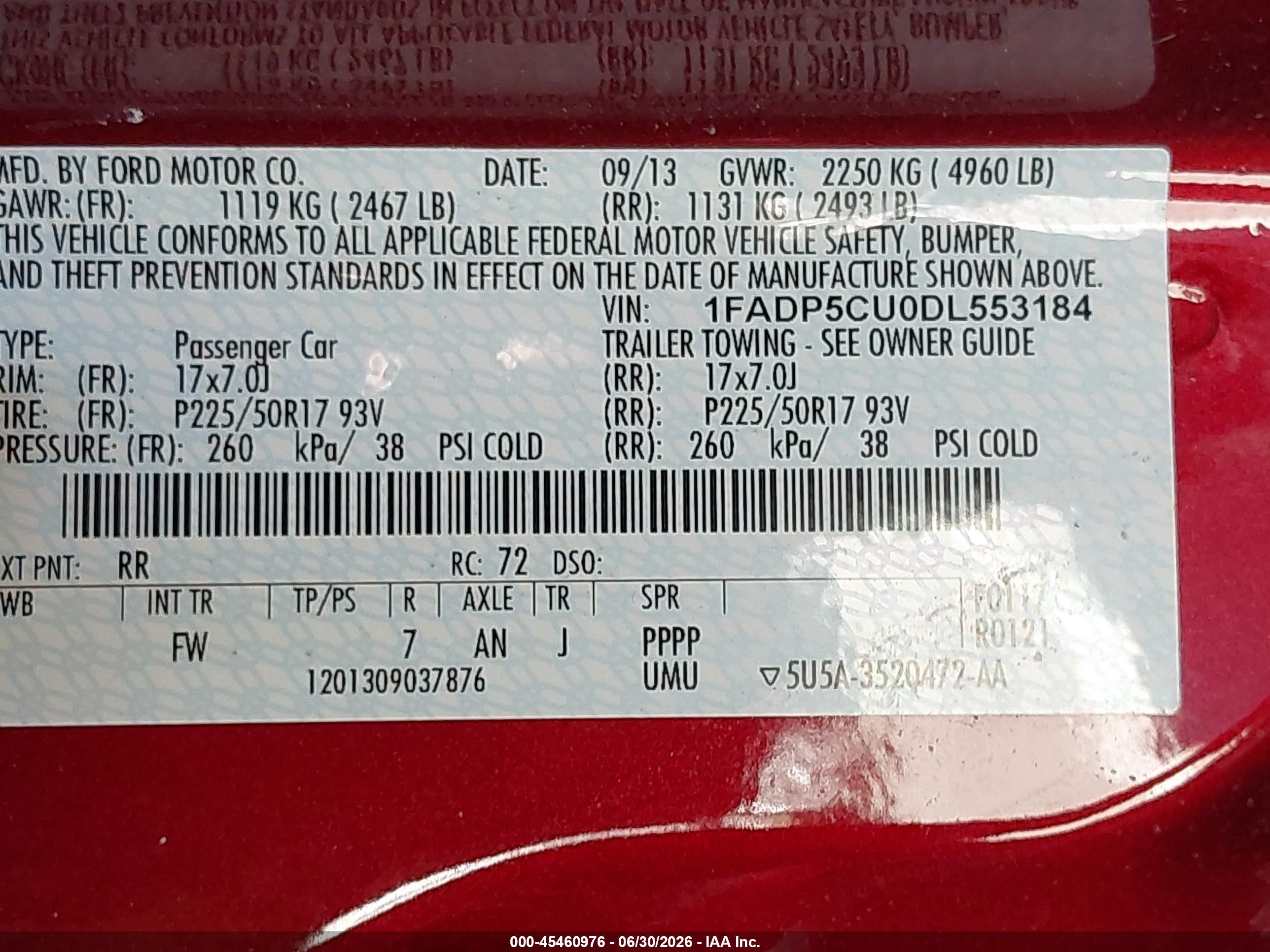2013 Ford C-max Energi Sel Maroon vin: 1FADP5CU0DL553184