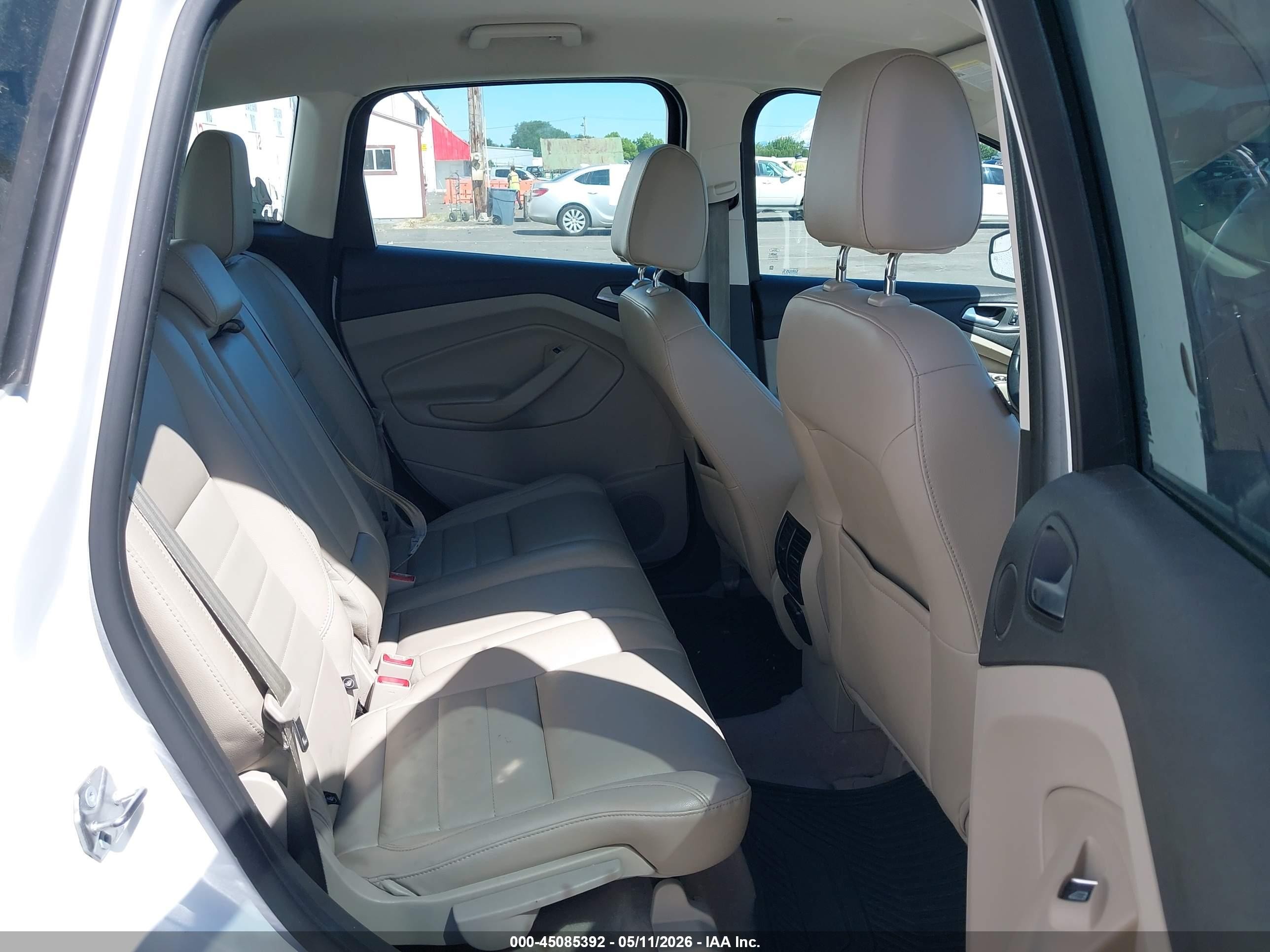 2014 Ford C-max Energi Sel White vin: 1FADP5CU0EL511681