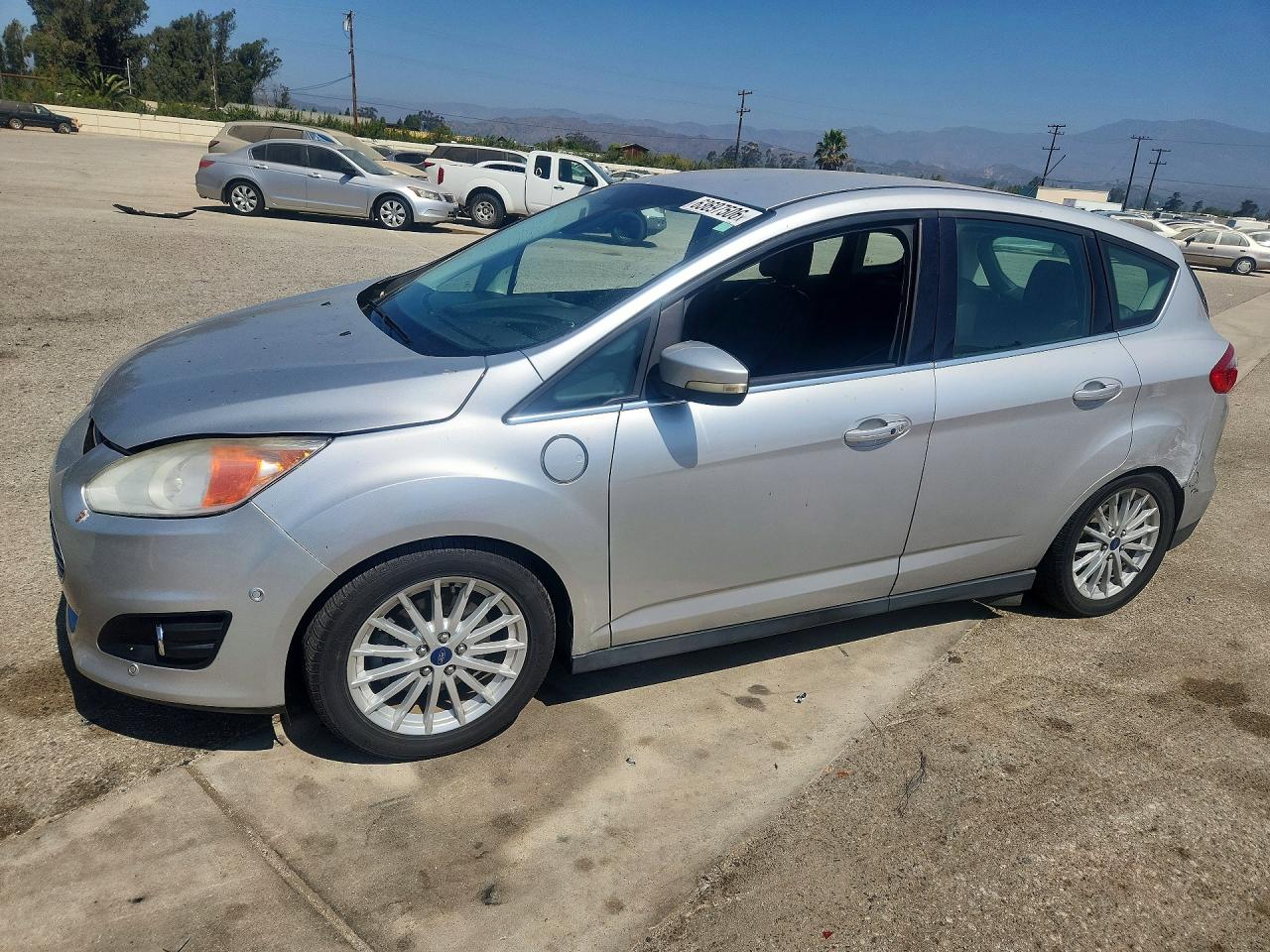 2014 Ford C-max Premium Silver vin: 1FADP5CU0EL512989
