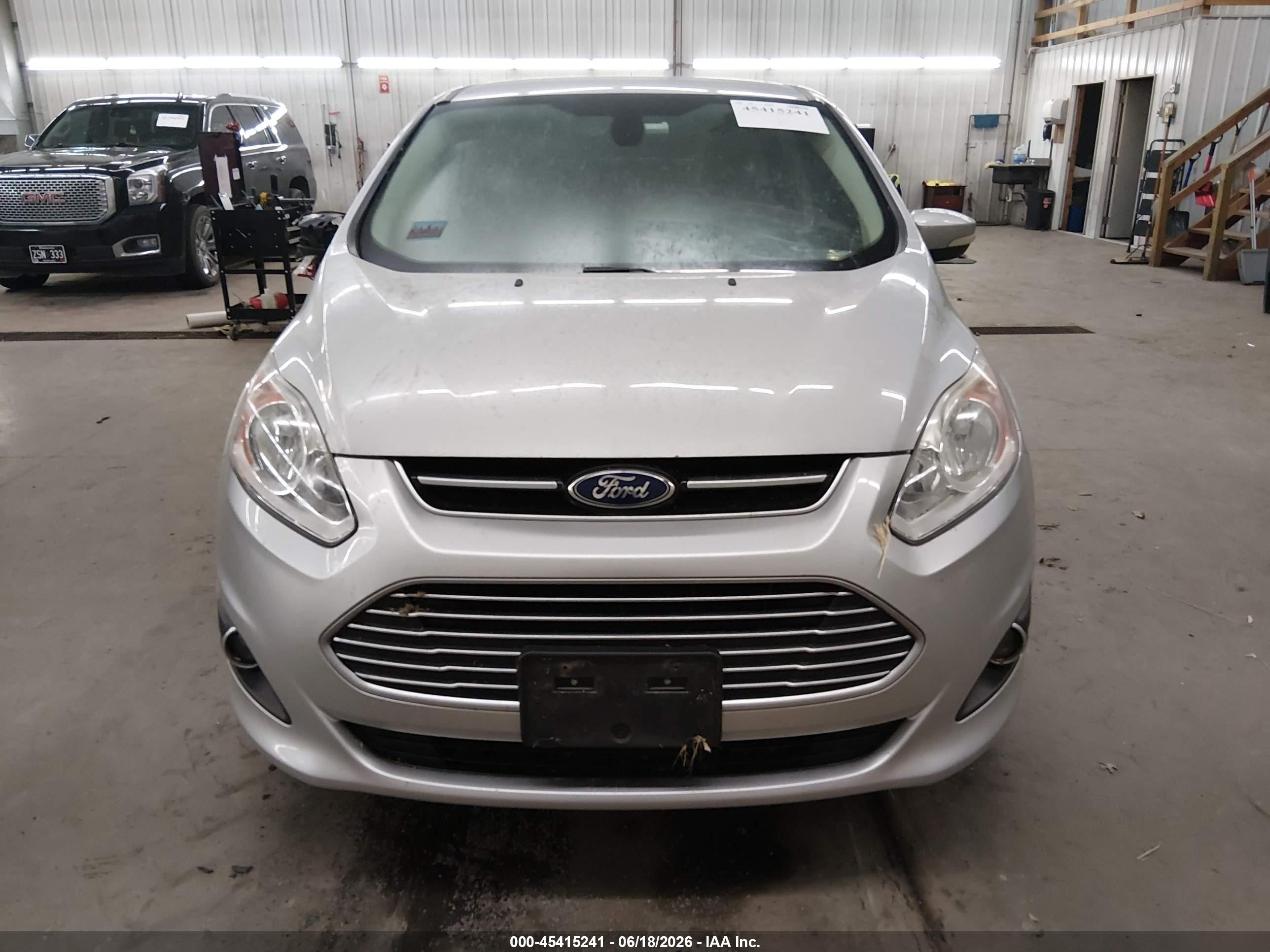 2014 Ford C-max Energi Sel Серебряный vin: 1FADP5CU0EL513205