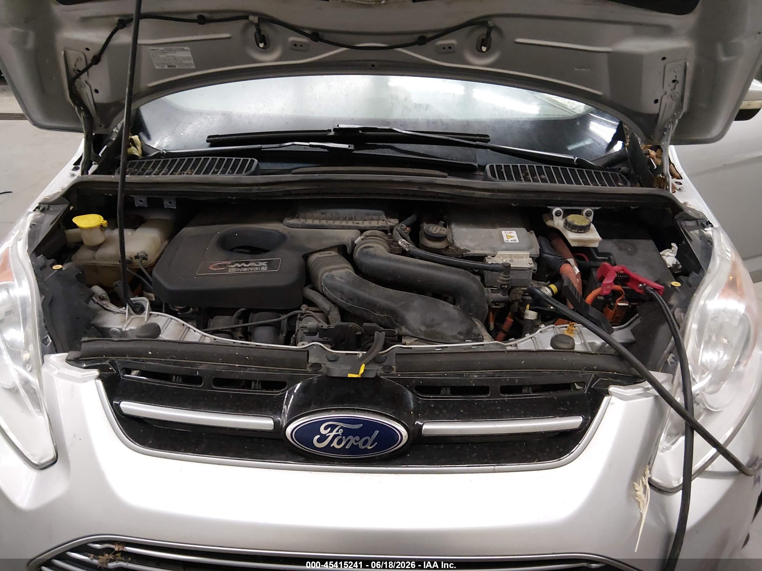 2014 Ford C-max Energi Sel Серебряный vin: 1FADP5CU0EL513205