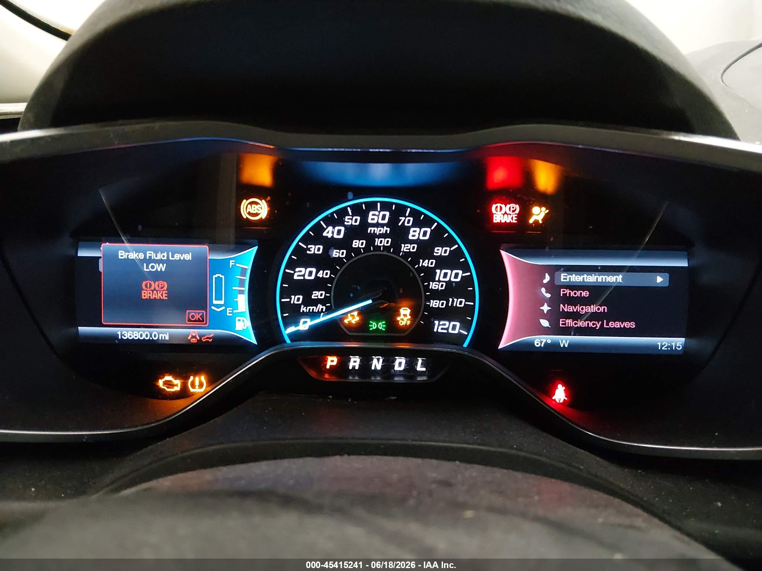 2014 Ford C-max Energi Sel Серебряный vin: 1FADP5CU0EL513205