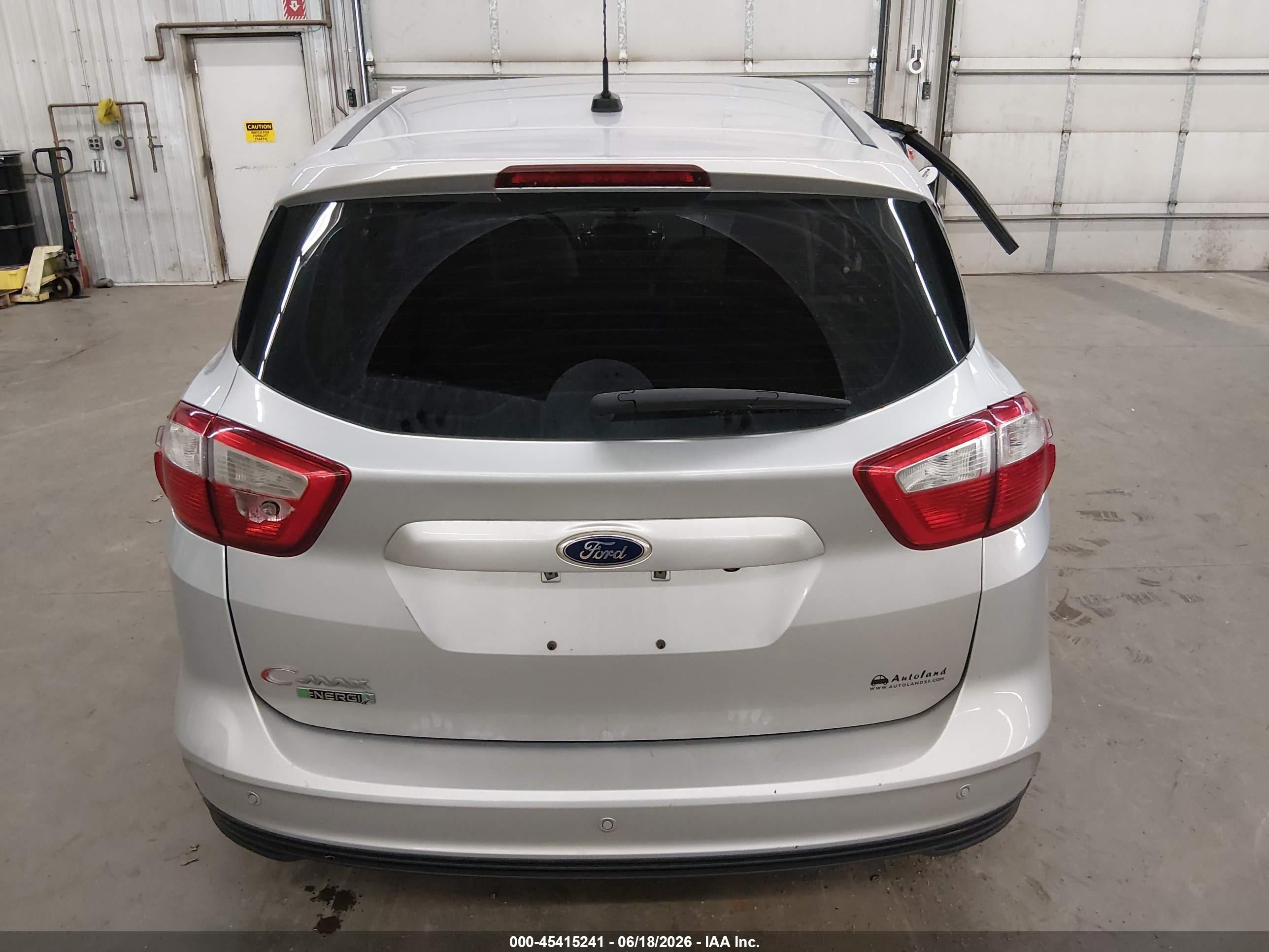 2014 Ford C-max Energi Sel Серебряный vin: 1FADP5CU0EL513205