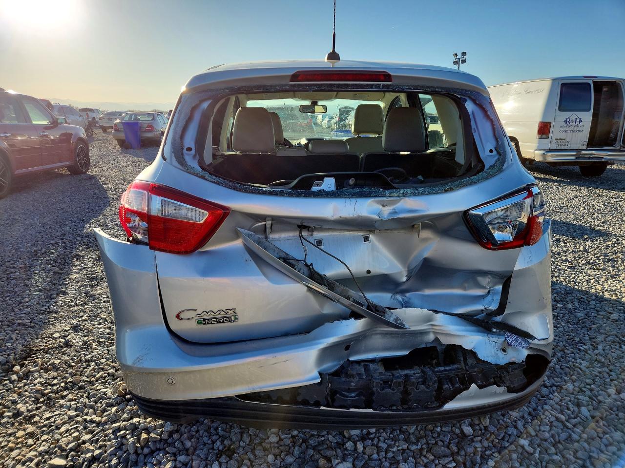 2014 Ford C-max Premium Silver vin: 1FADP5CU0EL521644