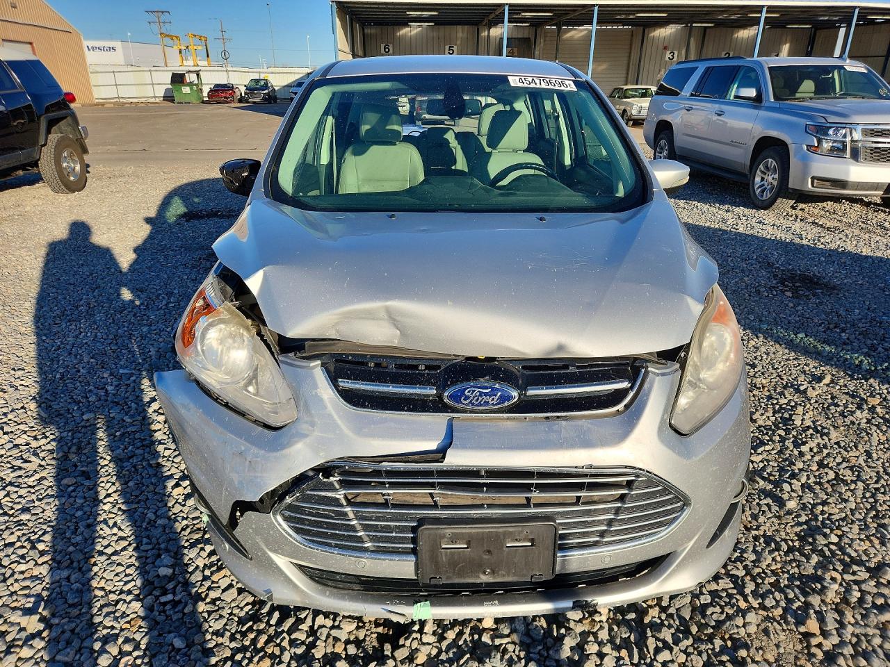 2014 Ford C-max Premium Silver vin: 1FADP5CU0EL521644
