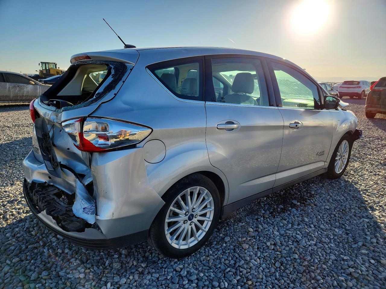 2014 Ford C-max Premium Silver vin: 1FADP5CU0EL521644