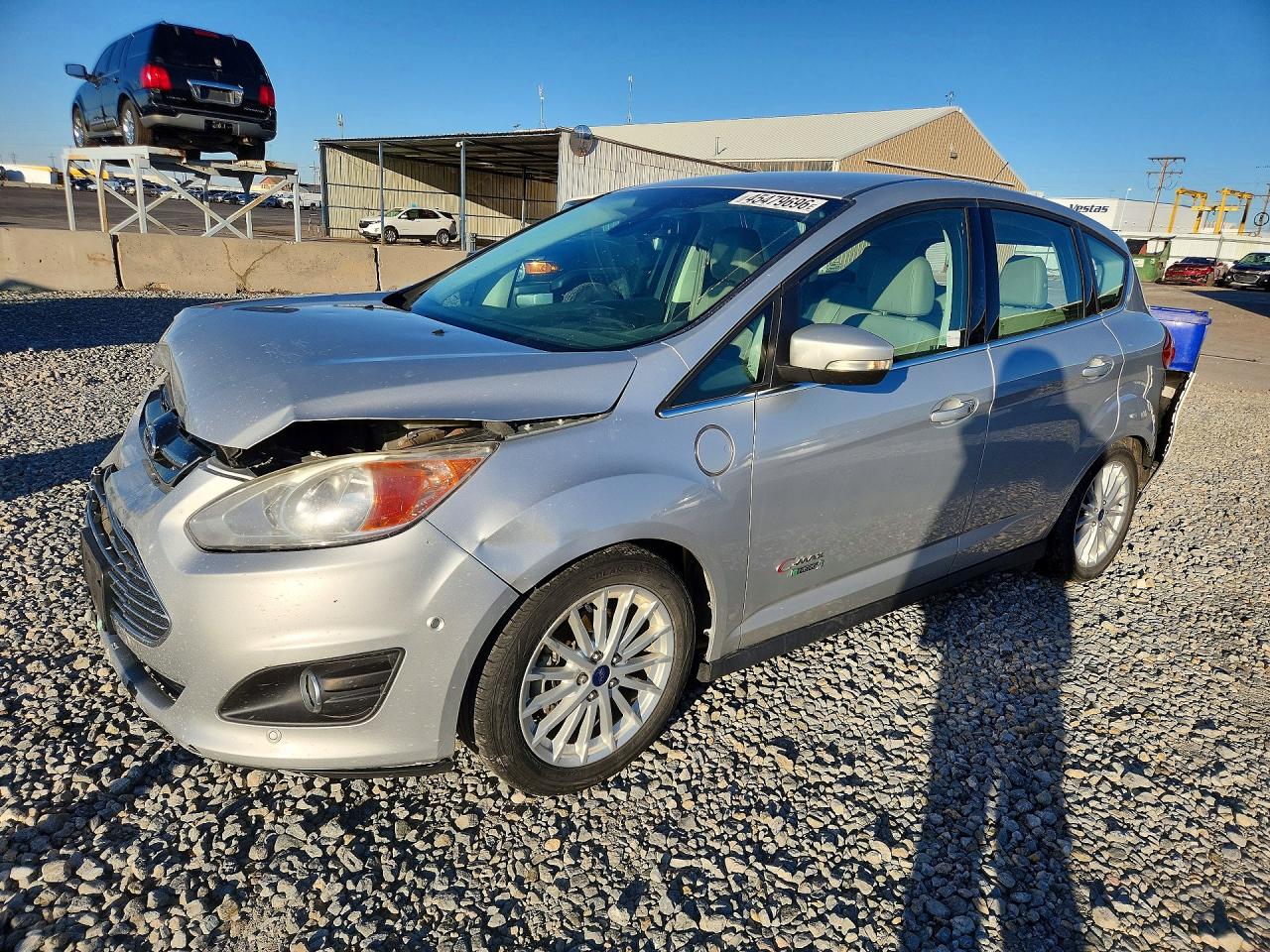 2014 Ford C-max Premium Silver vin: 1FADP5CU0EL521644